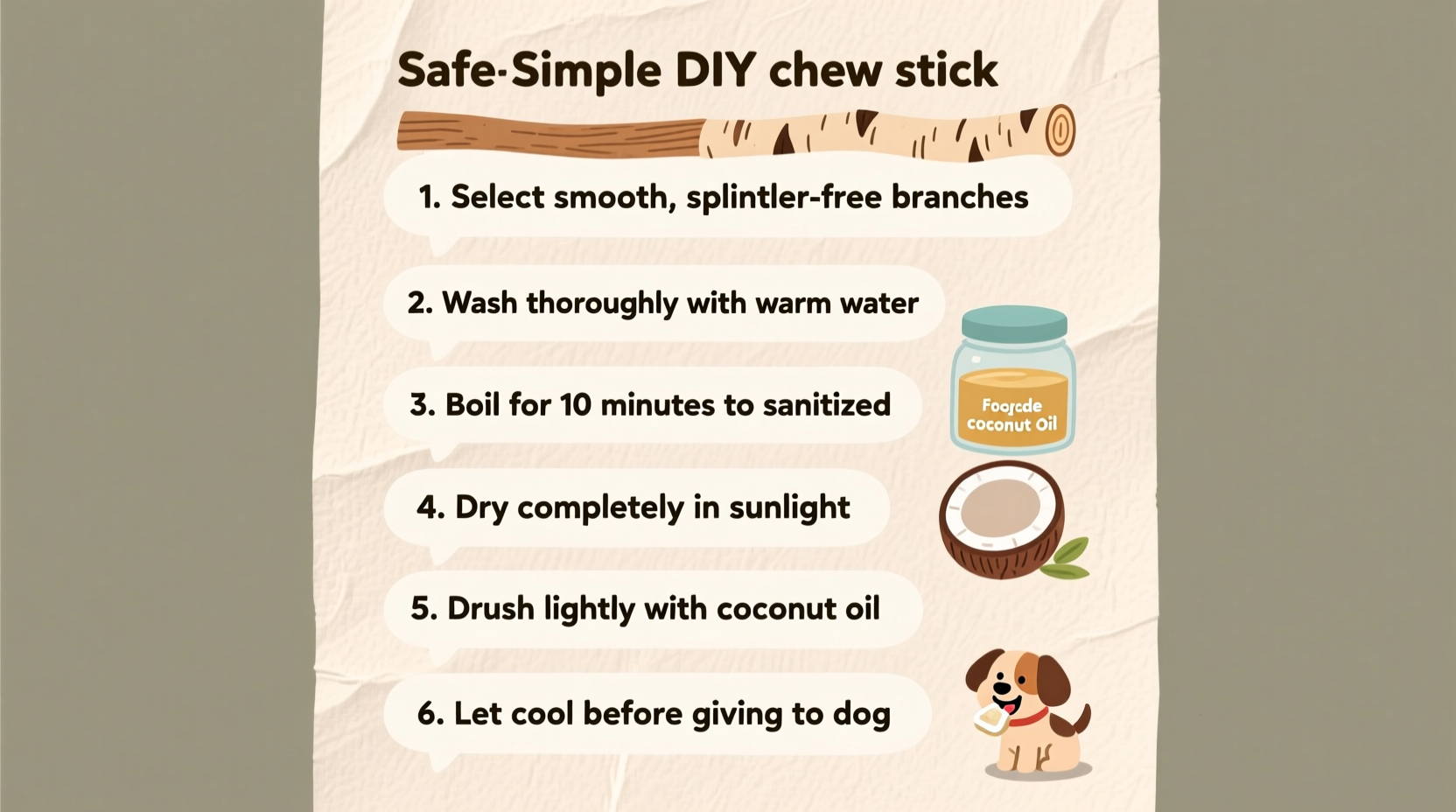 safe and simple diy chew sticks for dogs a step by step guide