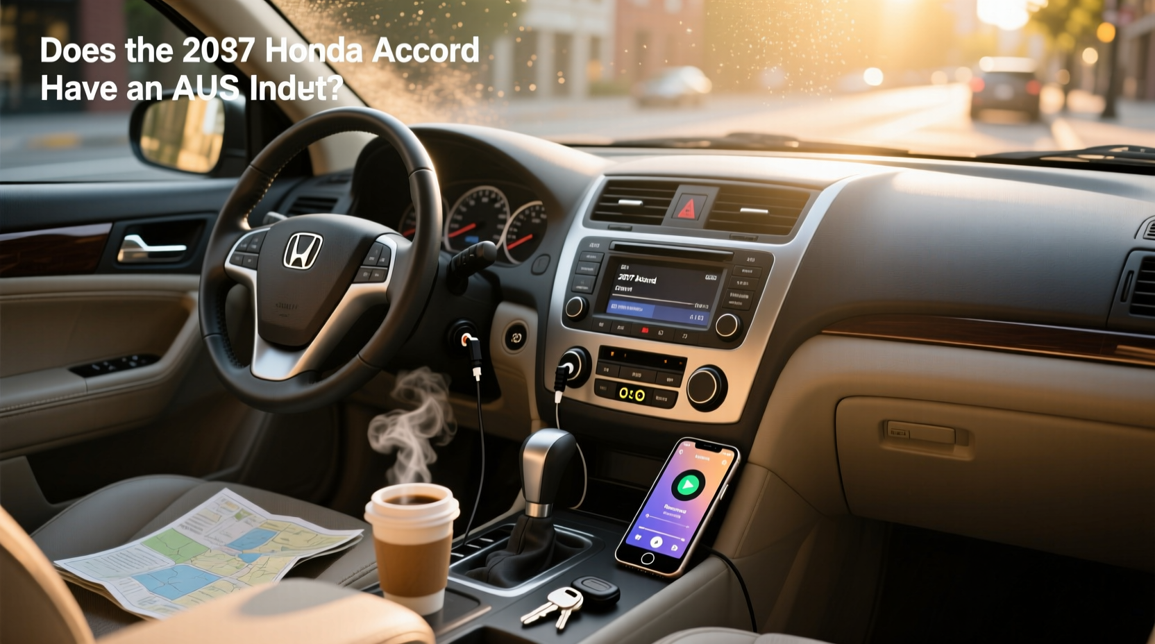 2007 honda accord aux input options