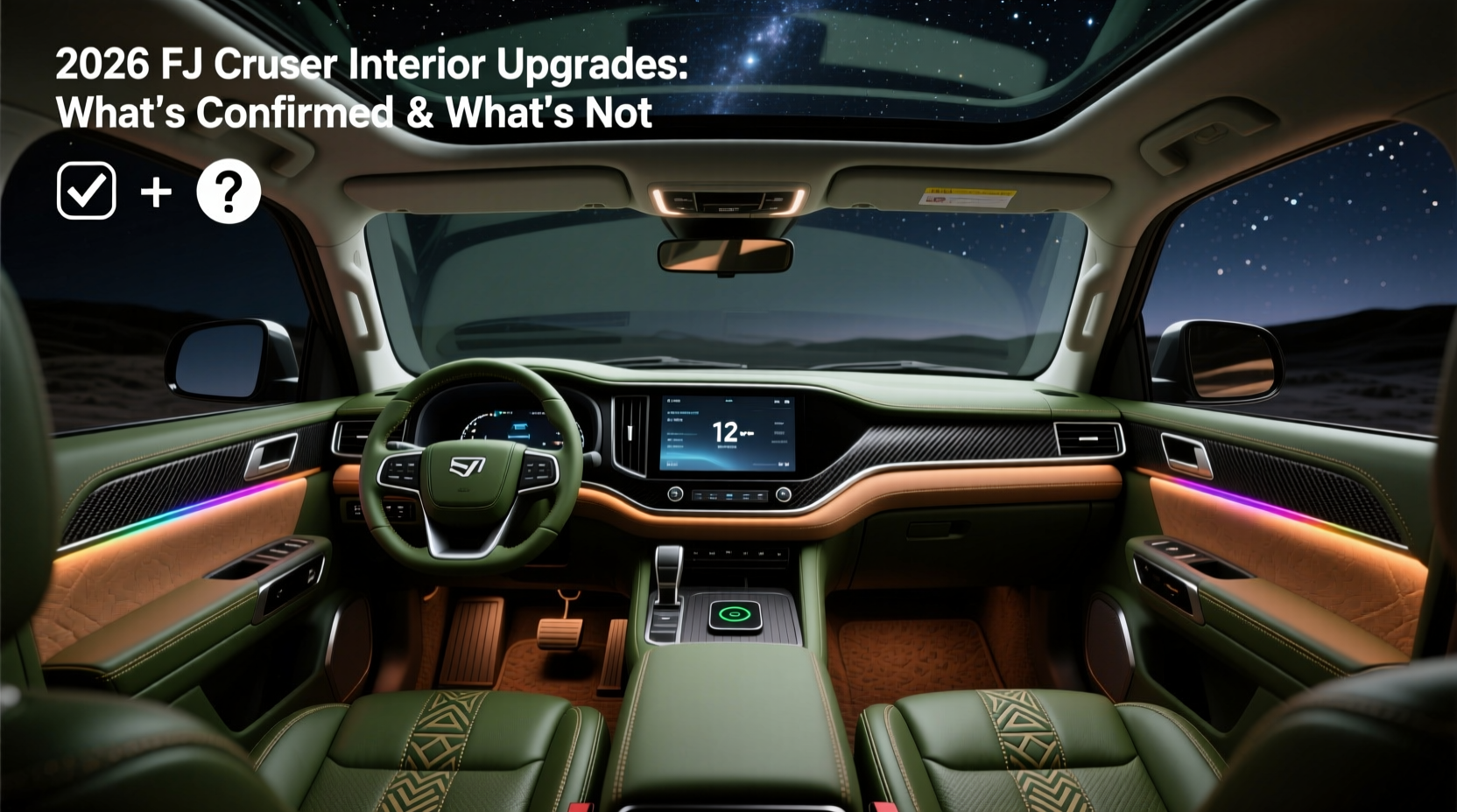 2026 fj cruiser interior upgrades