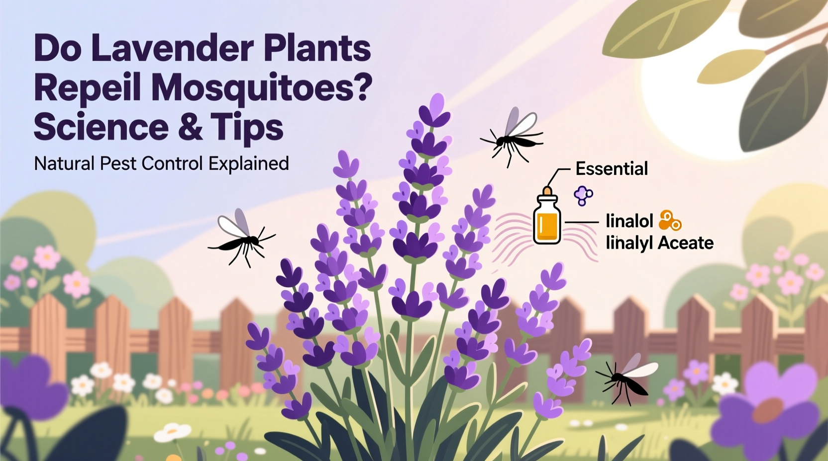 do lavender plants repel mosquitoes