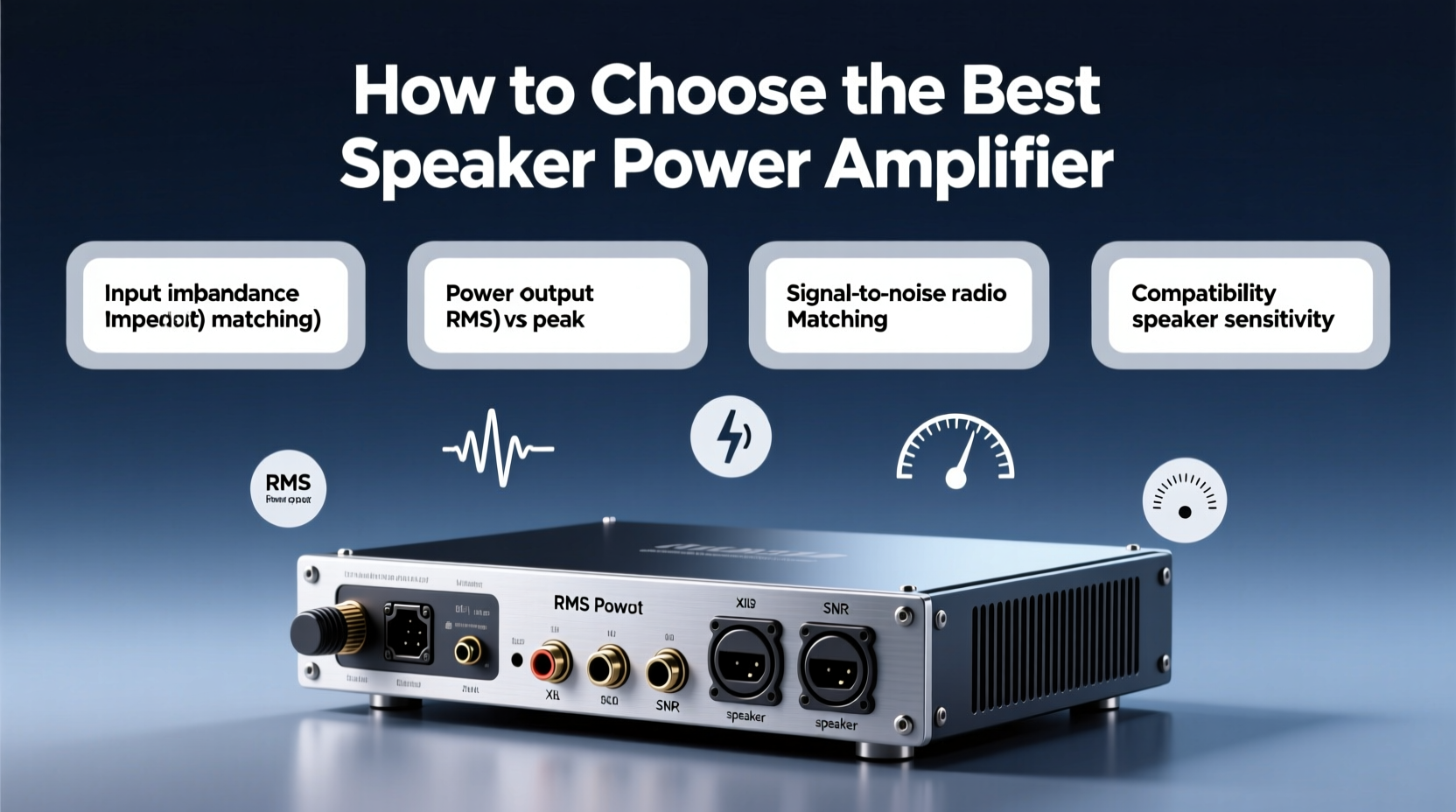 speaker power amplifier