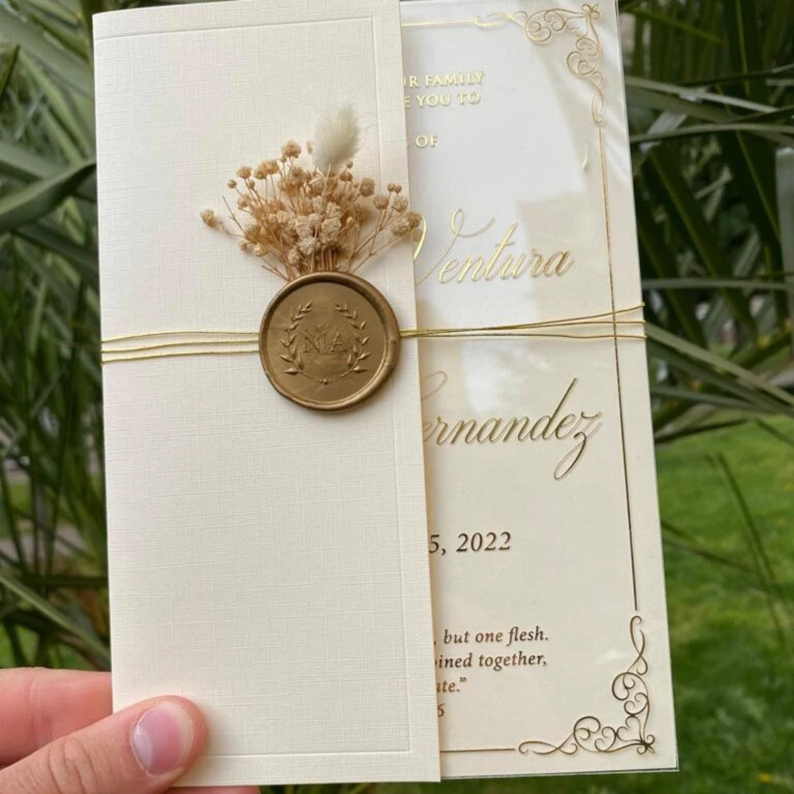wedding invitation sleeves