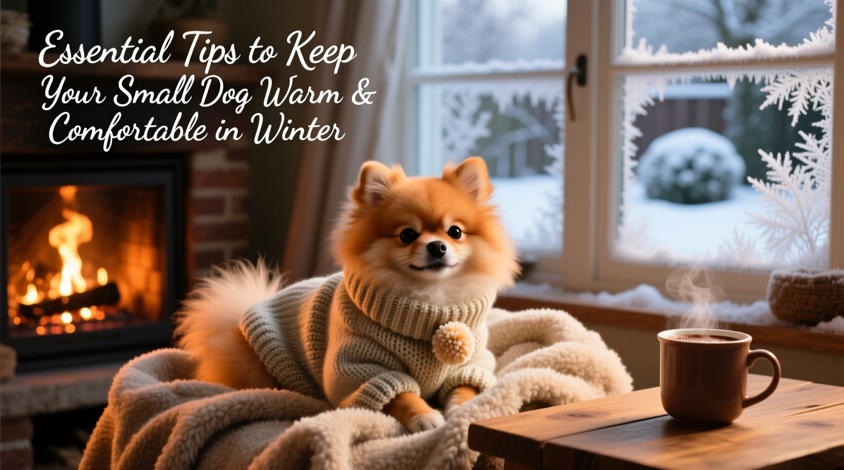 essential tips to keep your small dog warm and comfortable during winter chill