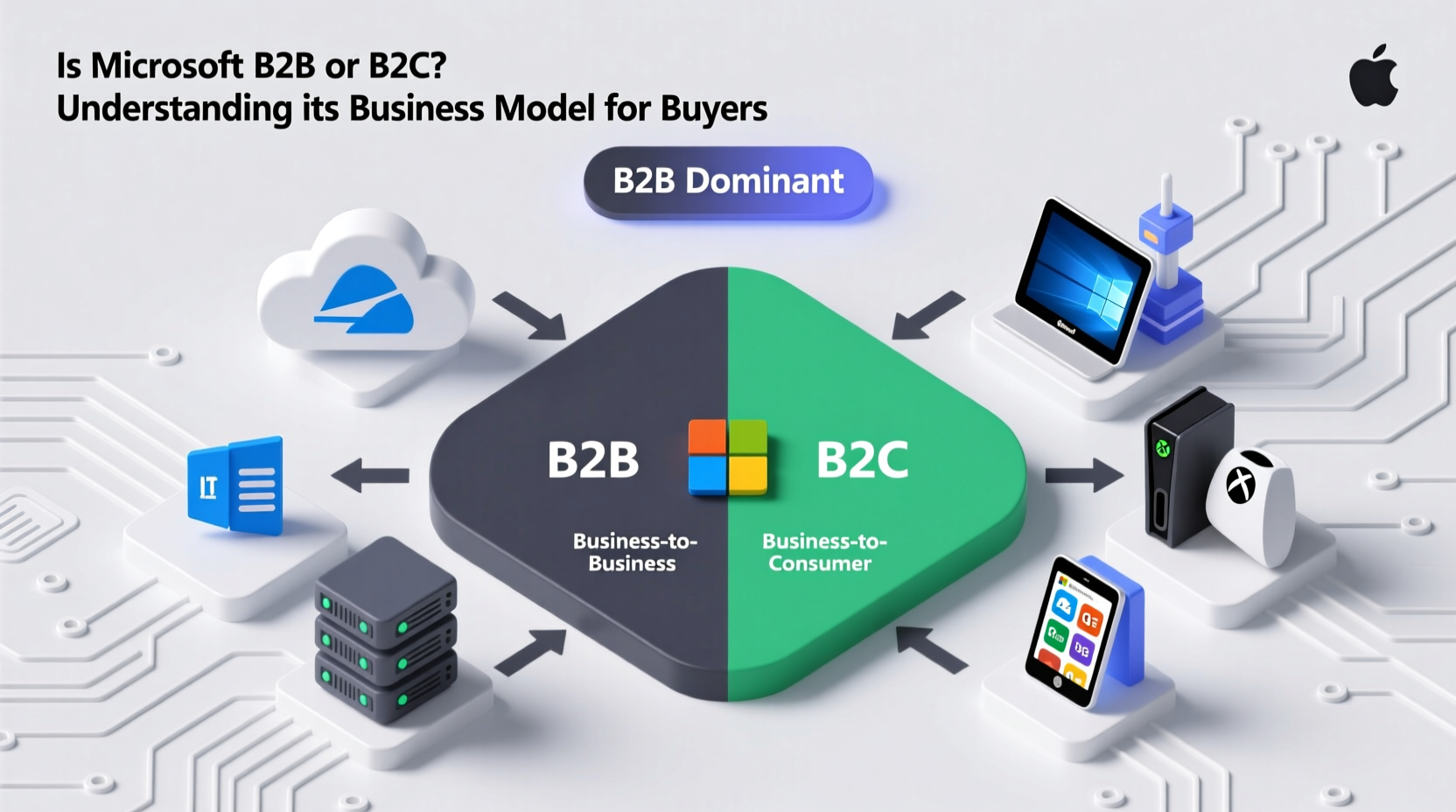 is microsoft b2b or b2c