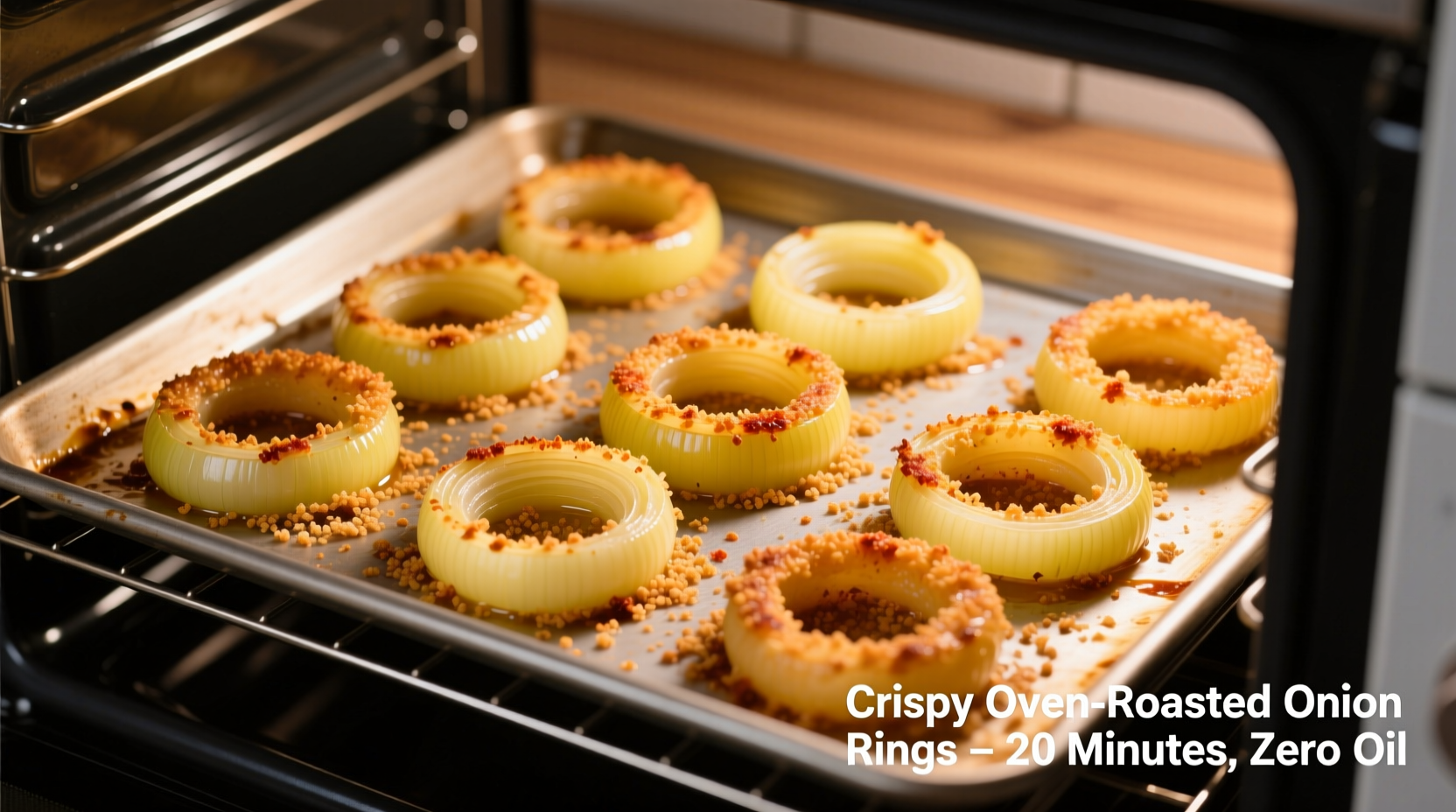cooking onion rings in oven