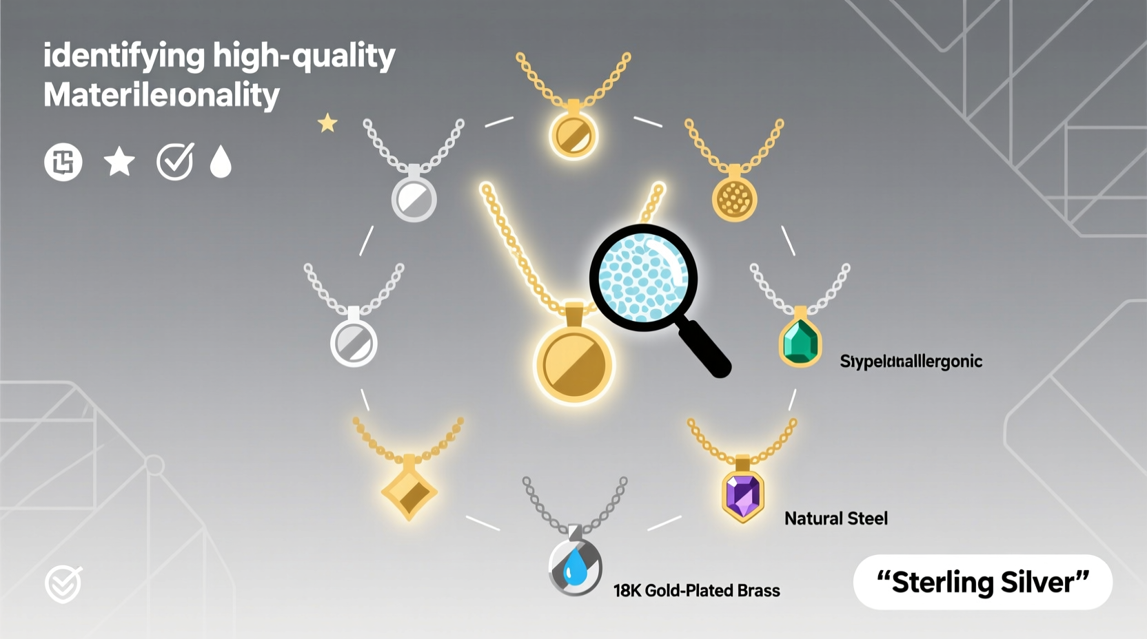 a practical guide to identifying high quality materials in personality necklaces