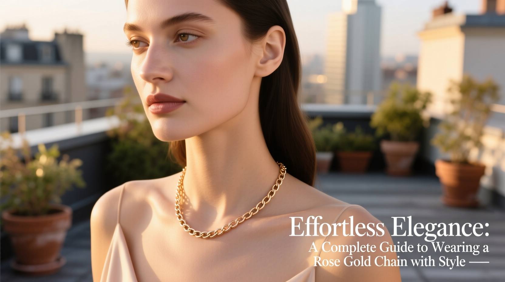 effortless elegance a complete guide on how to wear a rose gold chain with style