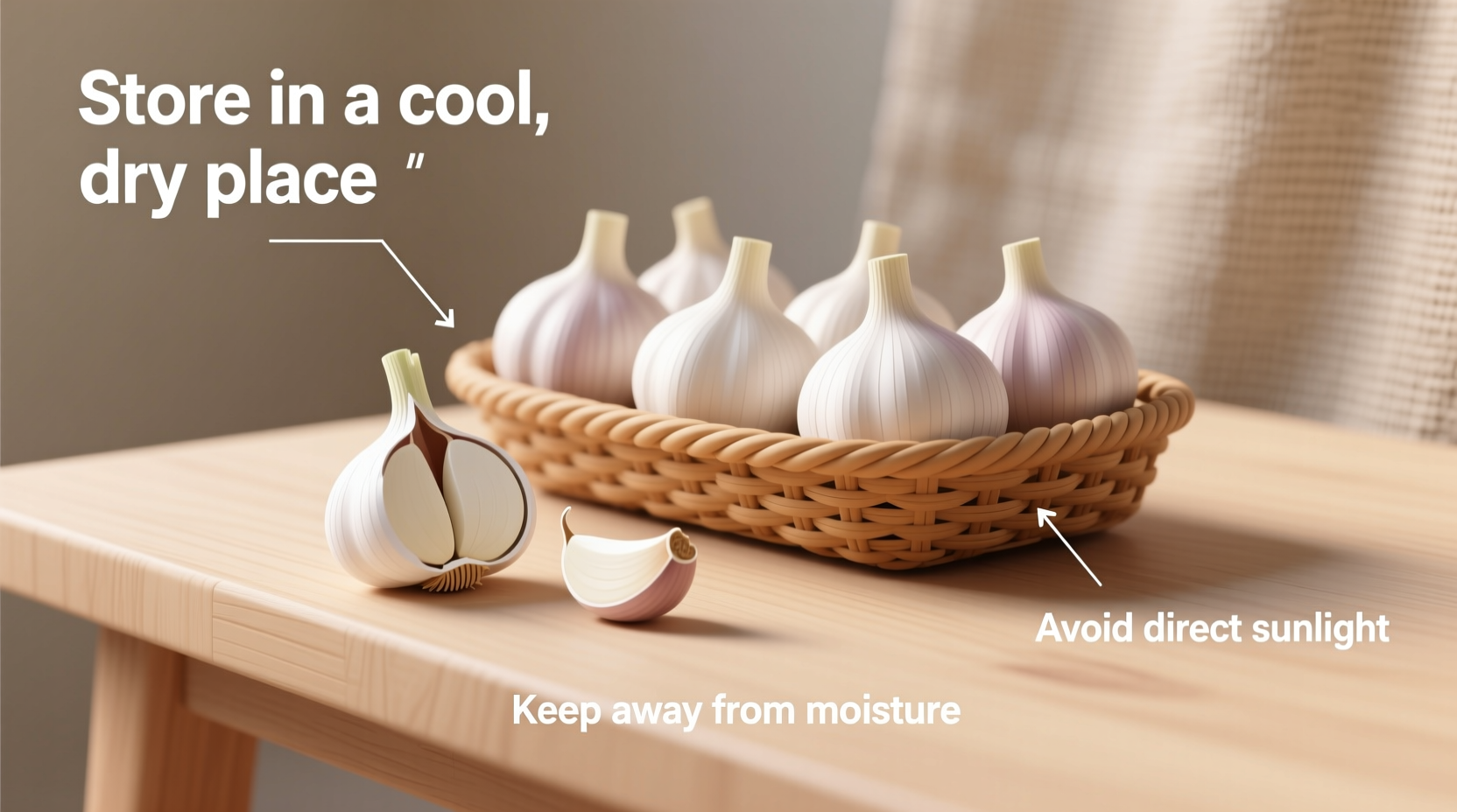 how do i store fresh garlic