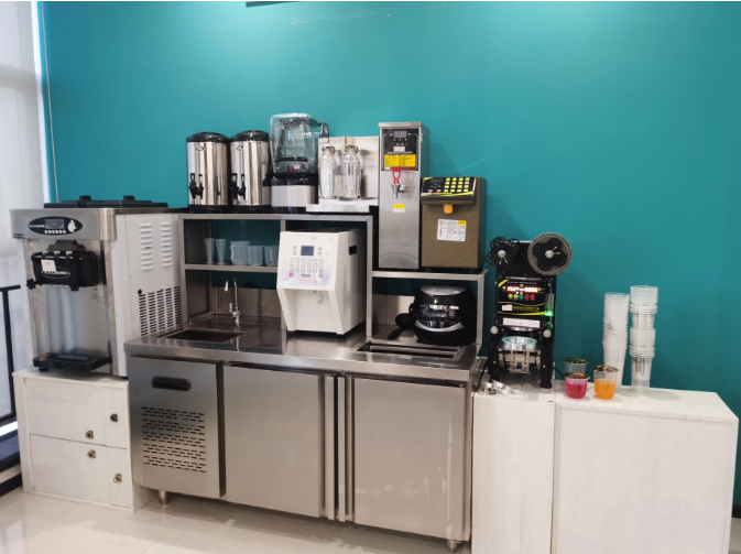 咖啡设备货架/奶茶设备和果汁设备店/泡泡茶水吧