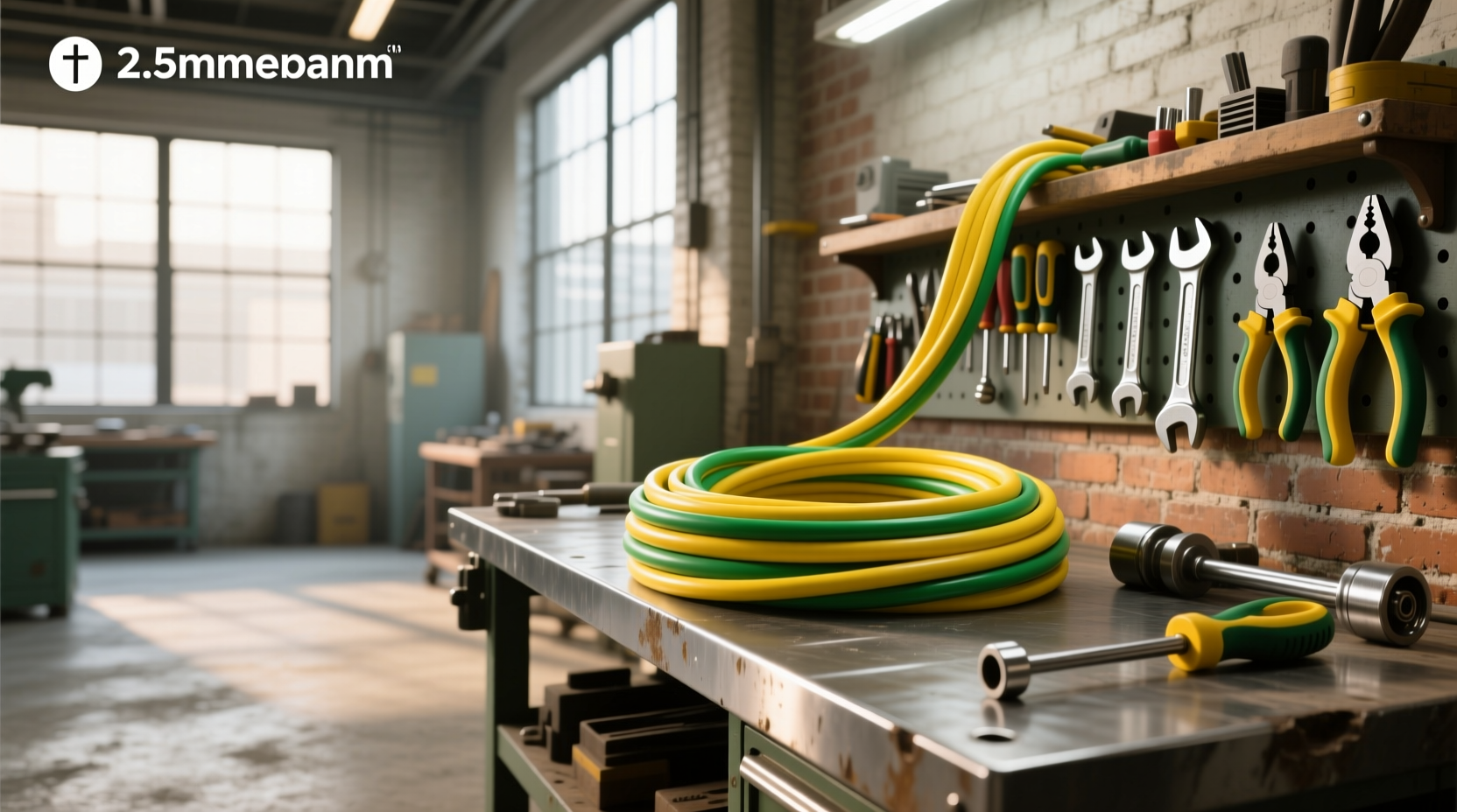 2.5mm² green/yellow cable guide