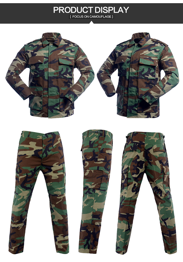BDU Uniform Tactical Army Uniform Military Camouflage Uniform