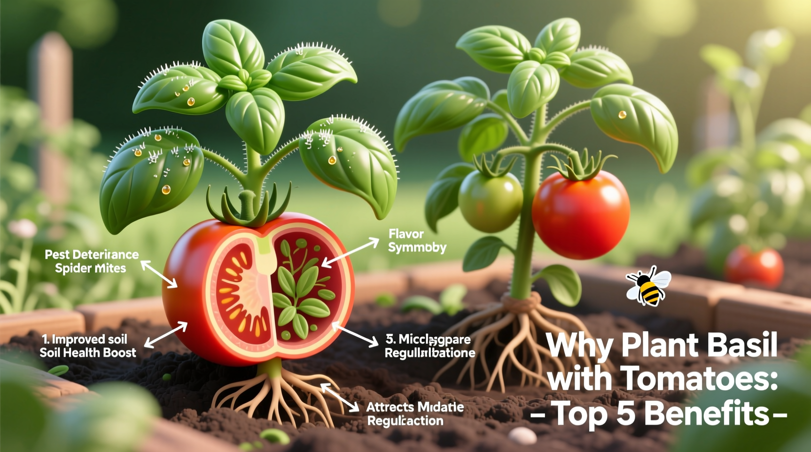 Why Plant Basil with Tomatoes: Top 5 Benefits