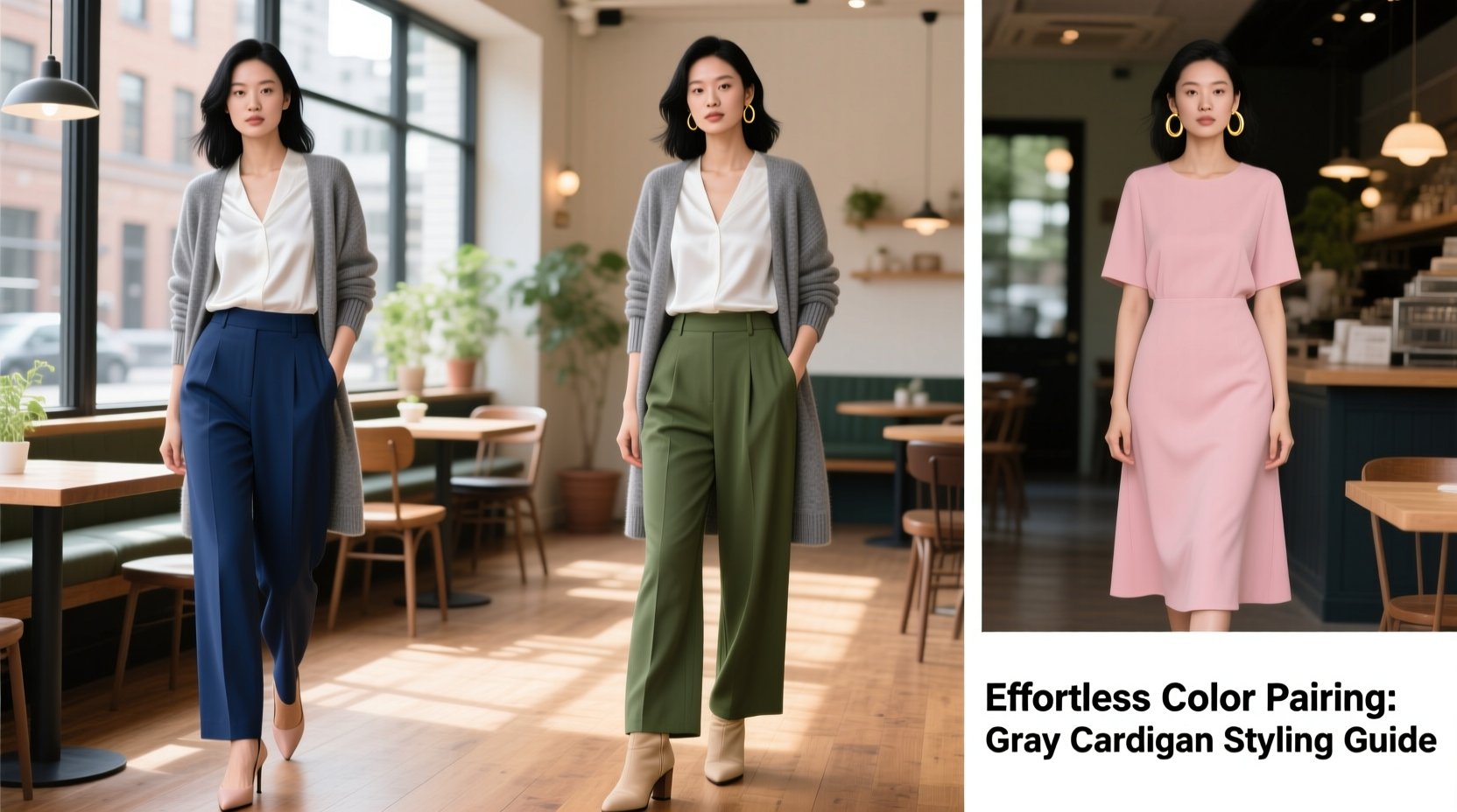 effortless color pairing how to match a gray cardigan for stylish everyday looks