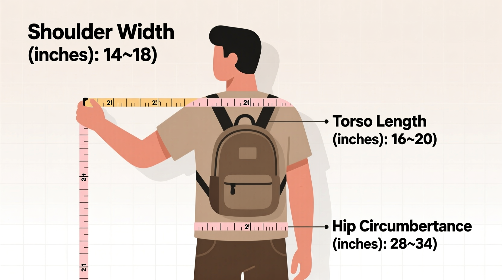 the ultimate guide to measuring yourself for the perfect small backpack fit