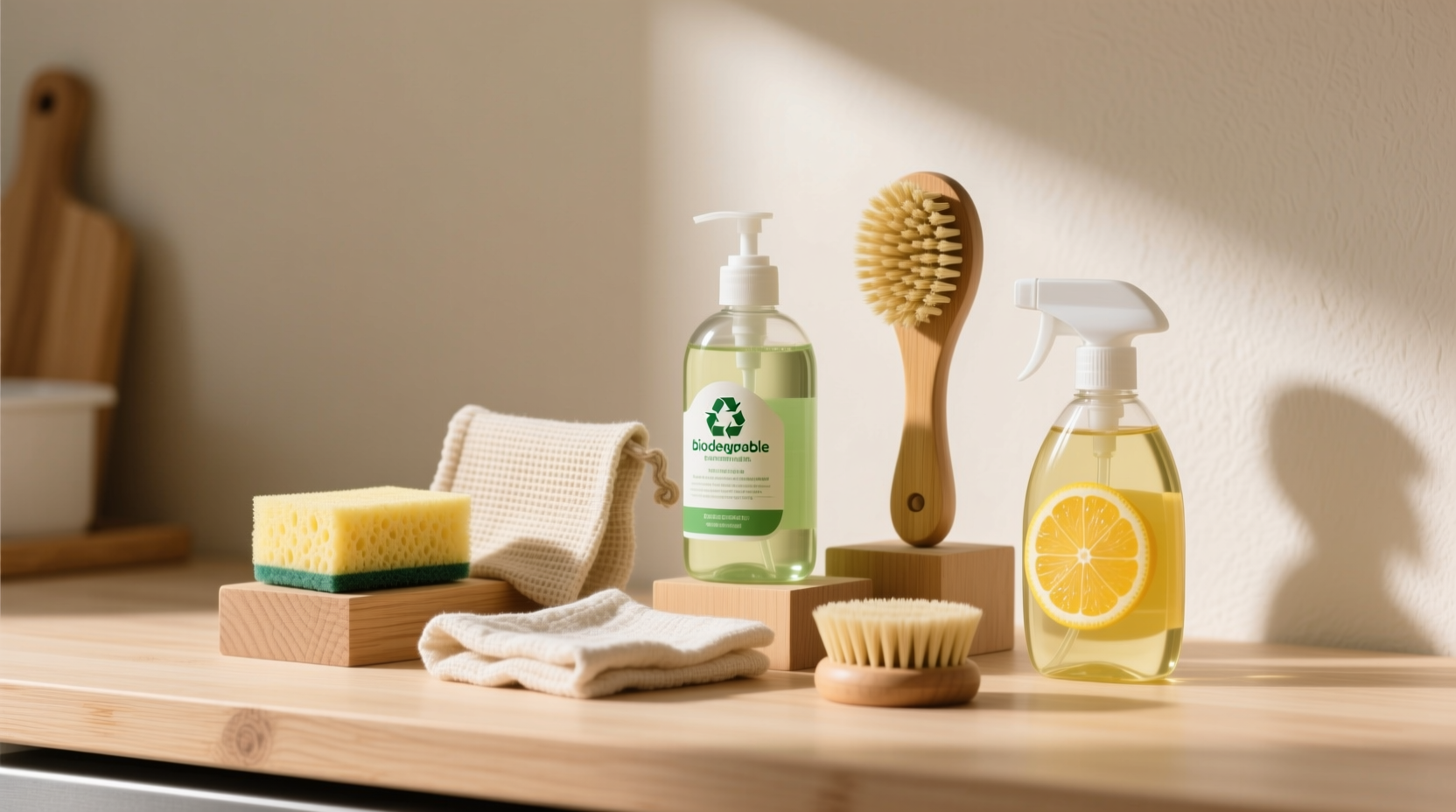 cleaning products courtesy of your pantry