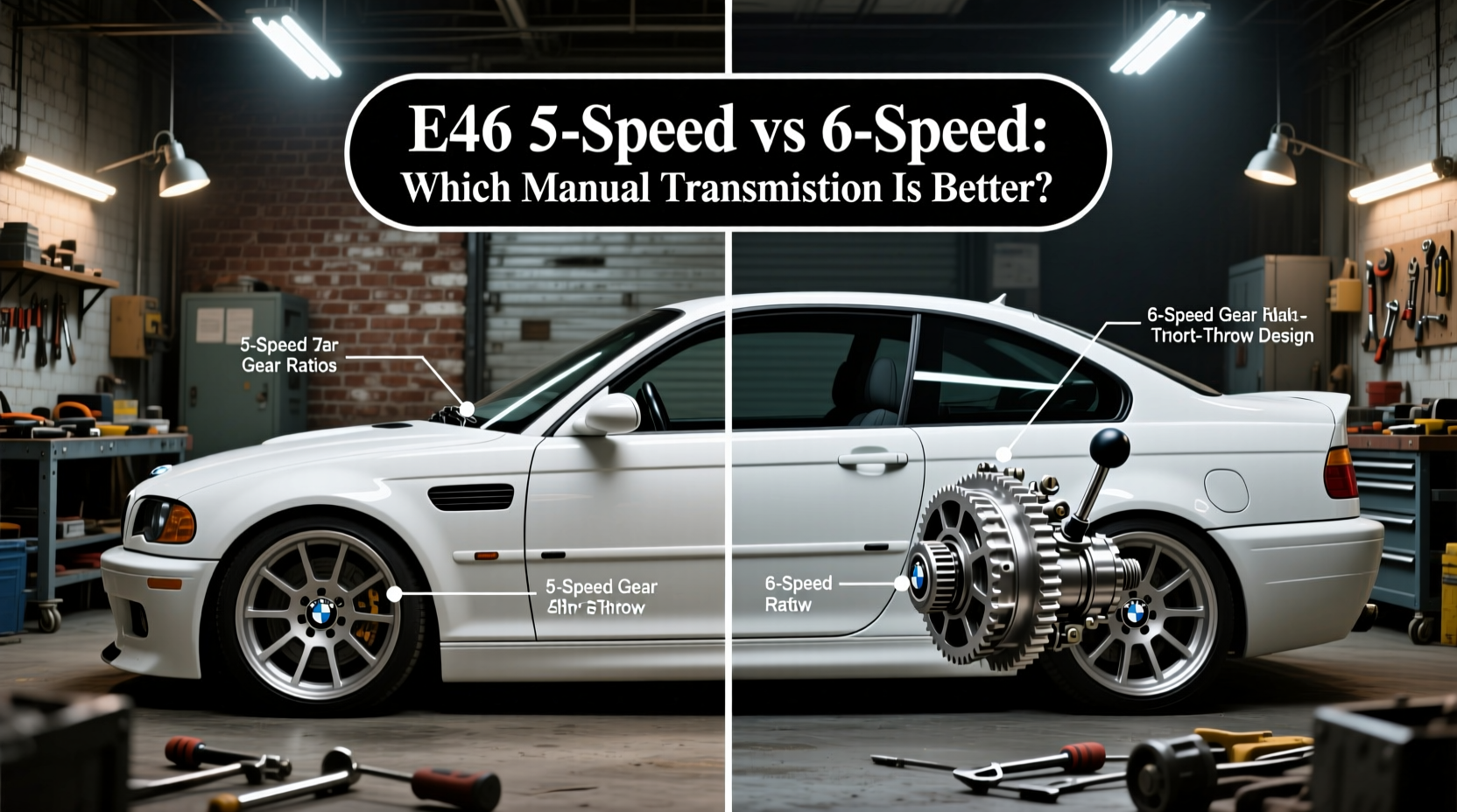 e46 5 speed vs 6 speed