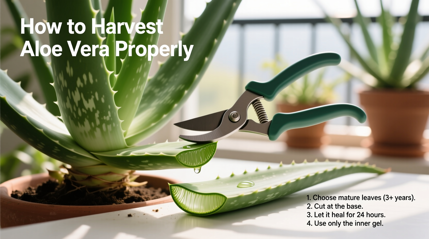 How to Harvest Aloe Vera Properly