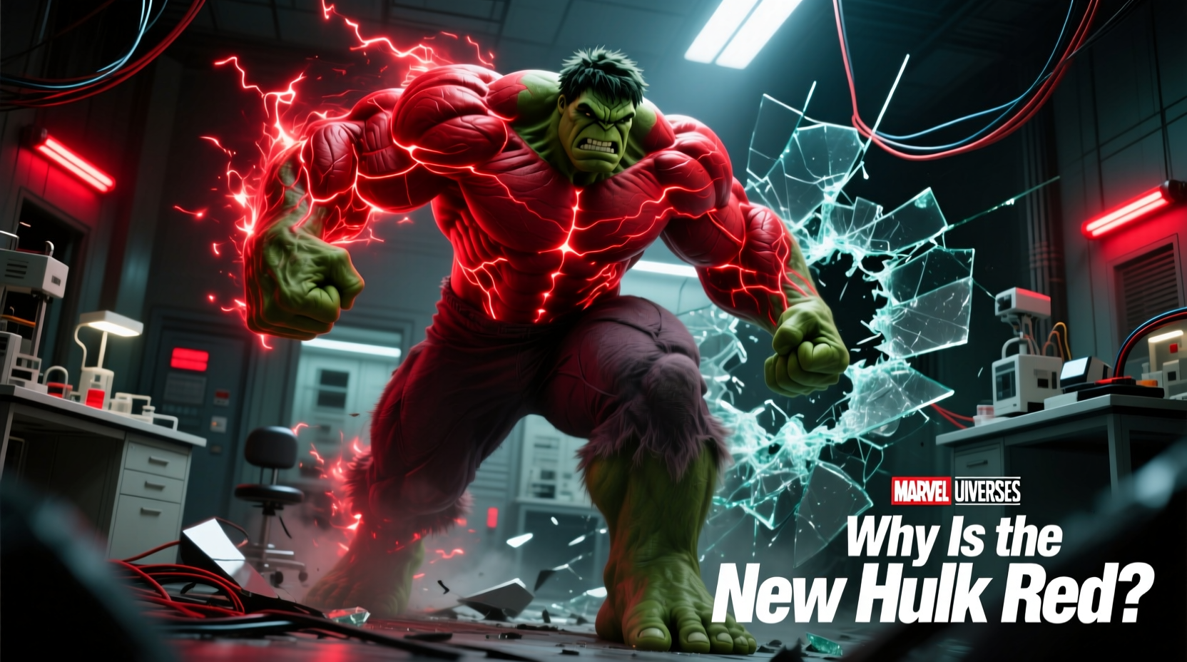 red hulks mcu debut why is the new hulk red
