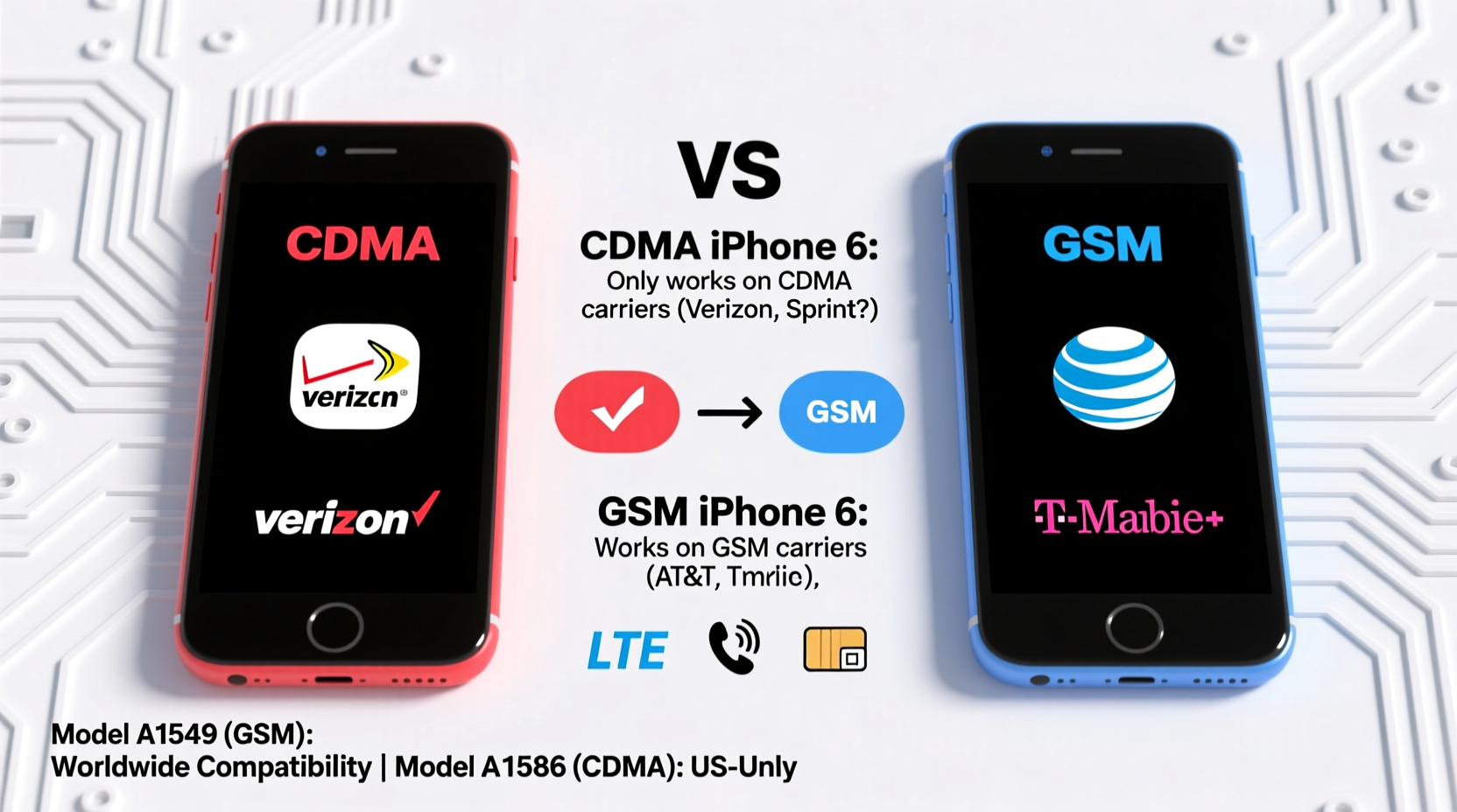 iphone 6 cdma vs gsm can i use it on any carrier