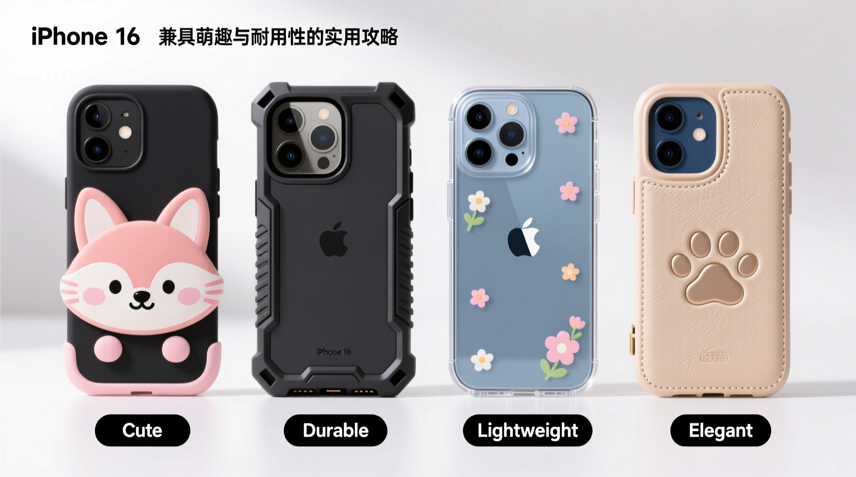 how to choose a cute and durable phone case for your iphone 16 a practical guide