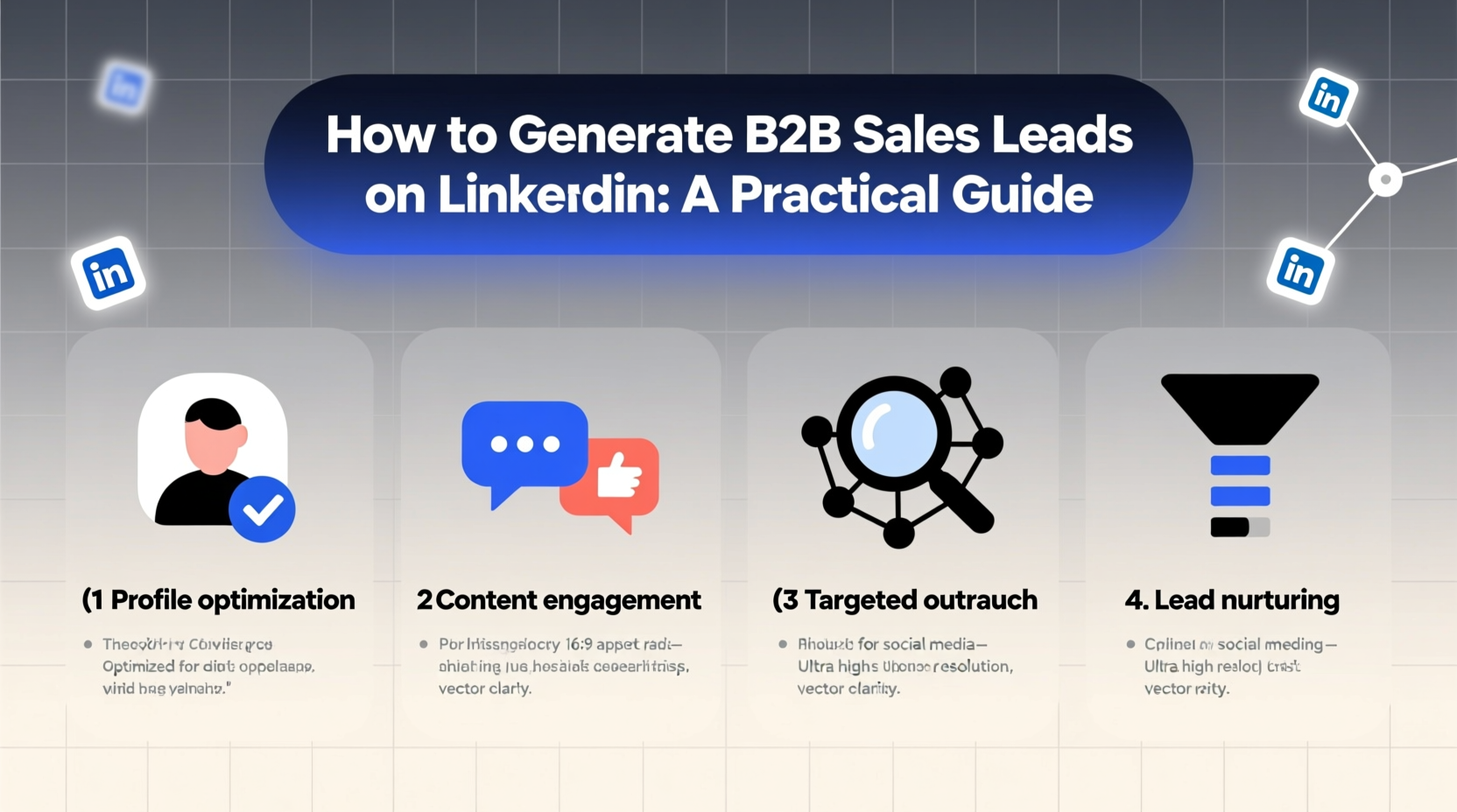 how to generate b2b sales leads on linkedin