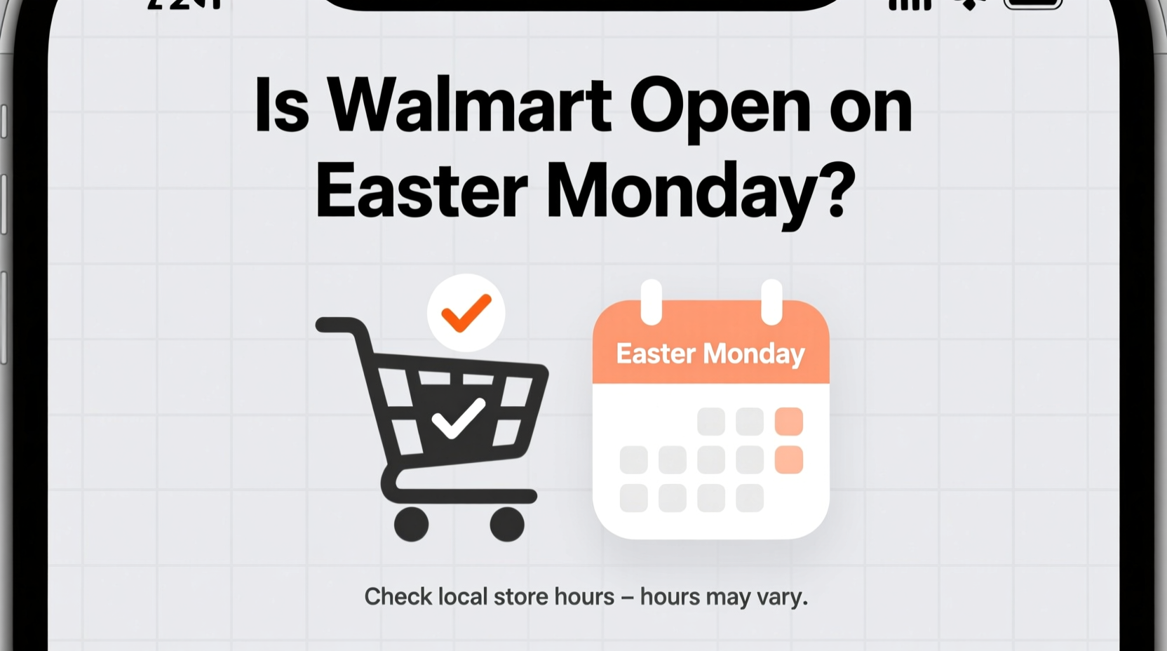Is Walmart Open on Easter Monday?