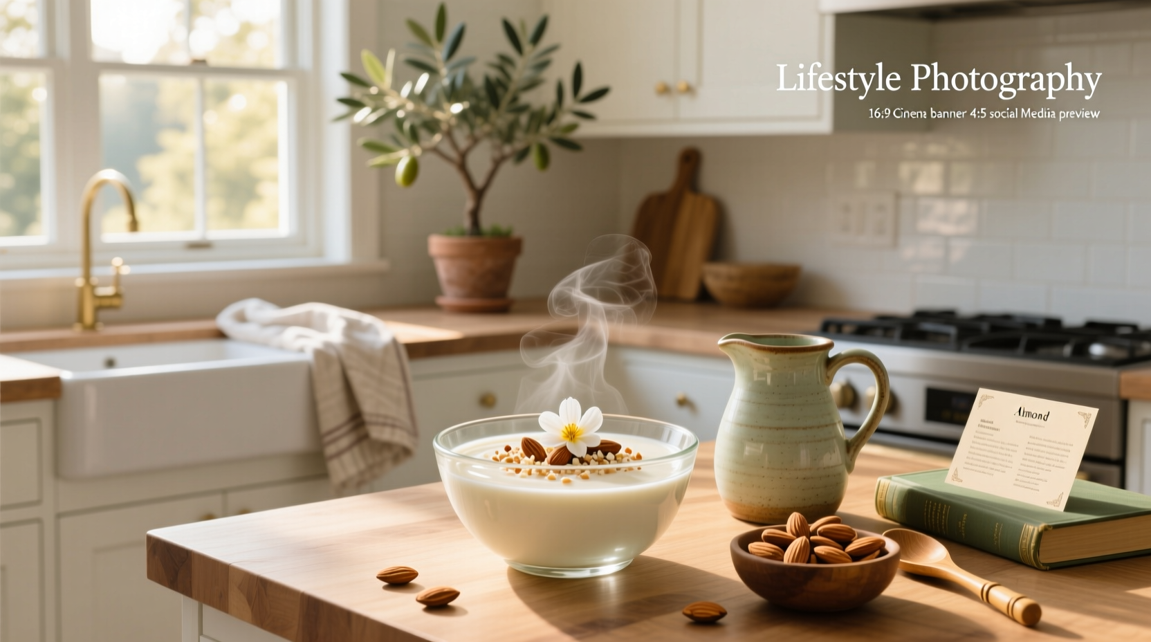 almond milk for pudding will it set