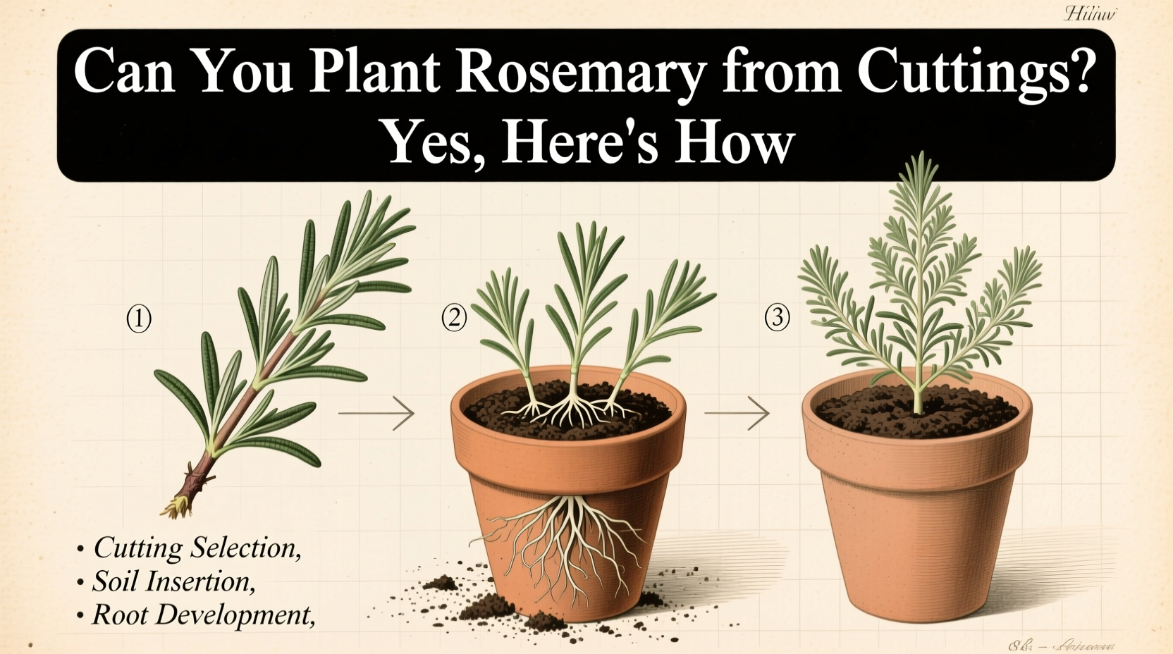 can you plant rosemary from cuttings