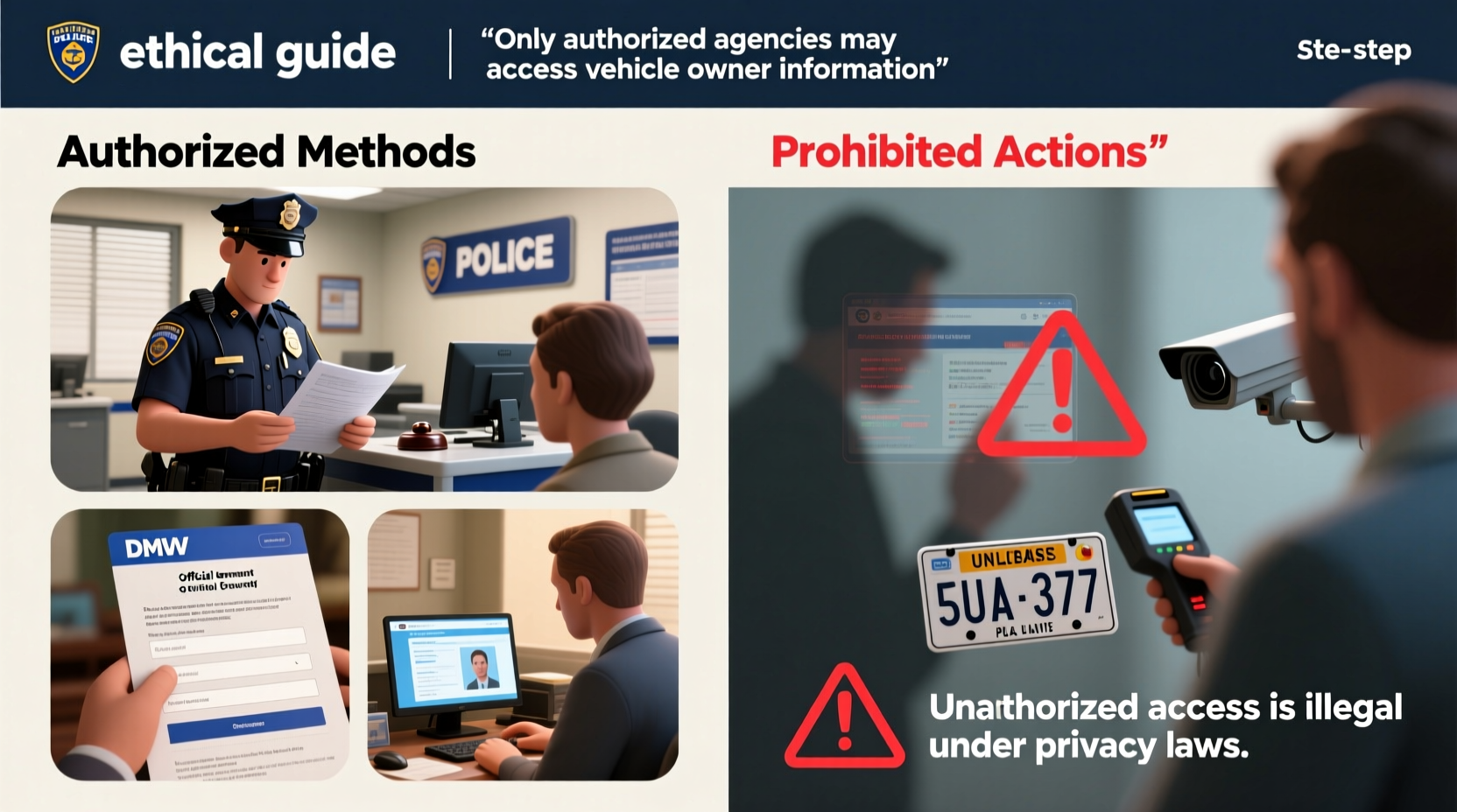 how to legally and effectively find the owner of a license plate number