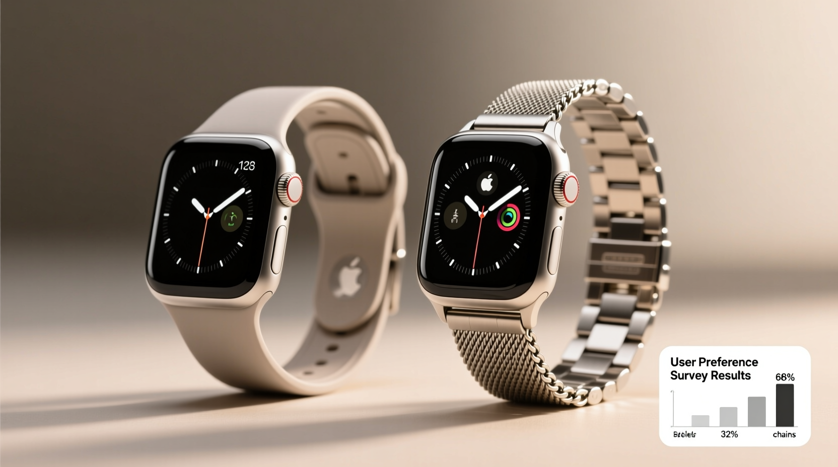 apple watch are bracelets or chain straps more stylish what do actual users prefer