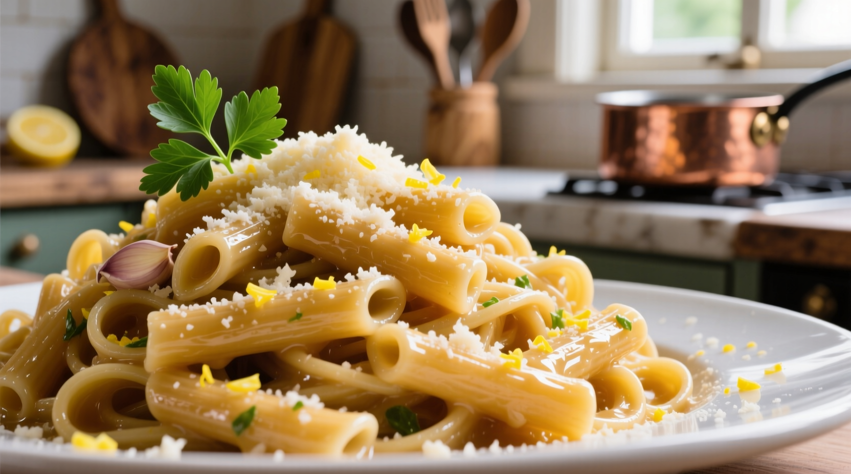 lemon garlic butter pasta