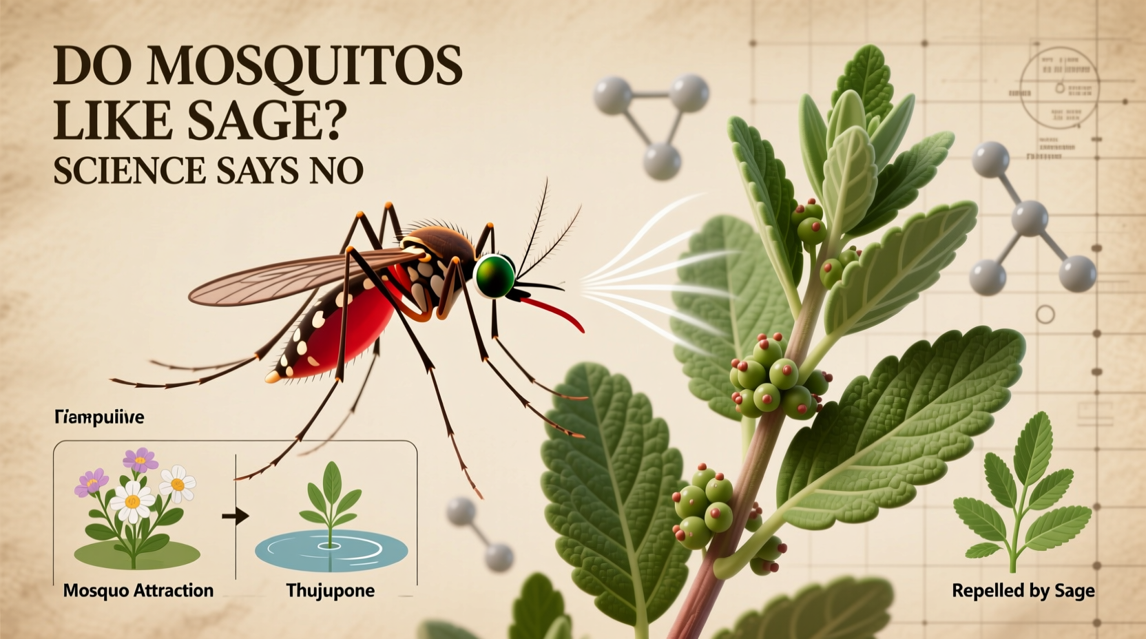 Do Mosquitoes Like Sage? Science Says No