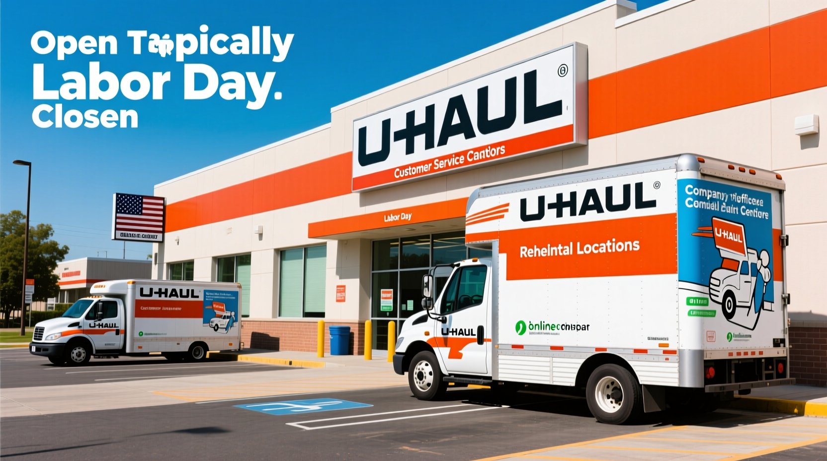 is u haul open on labor day