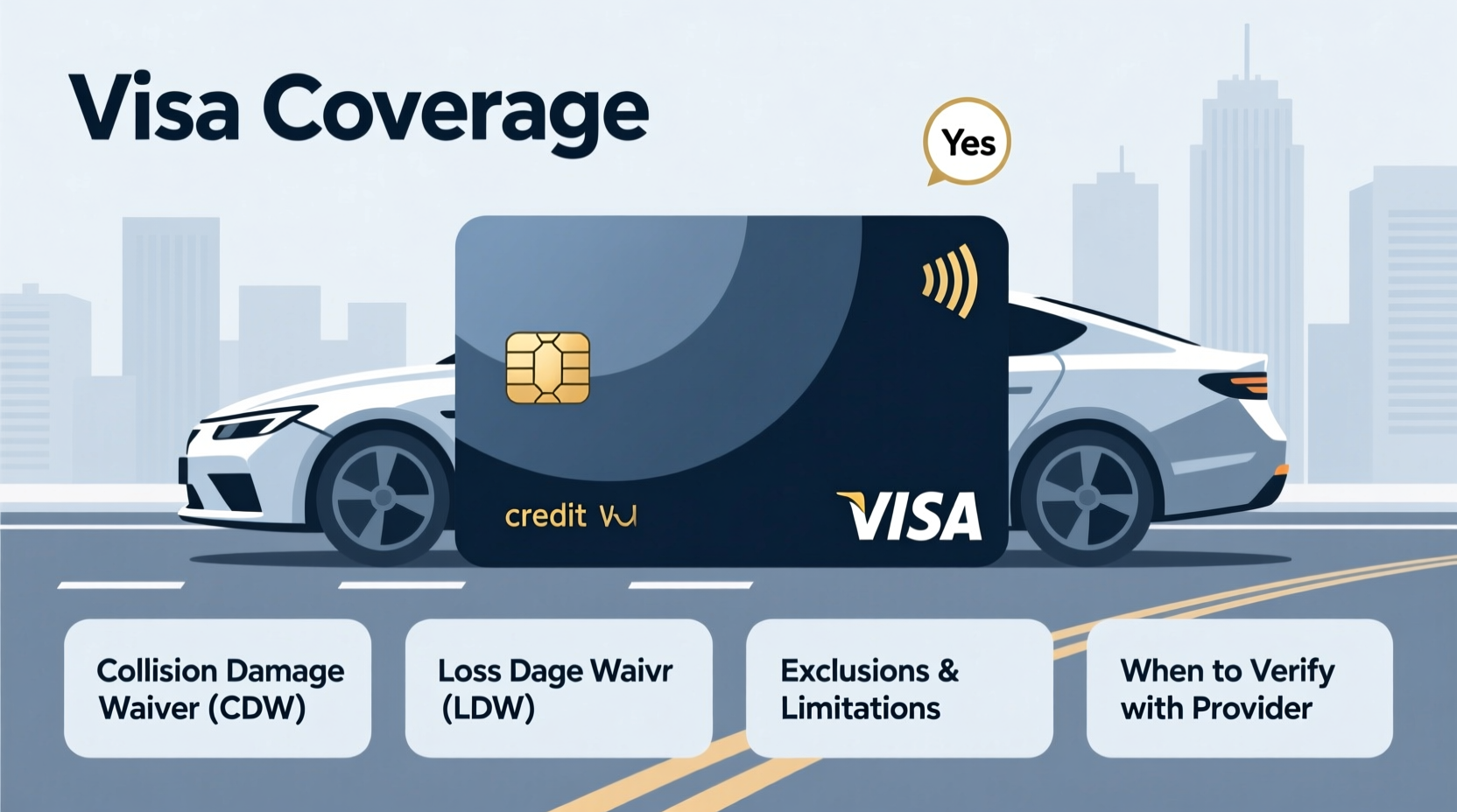 does visa card cover rental car insurance