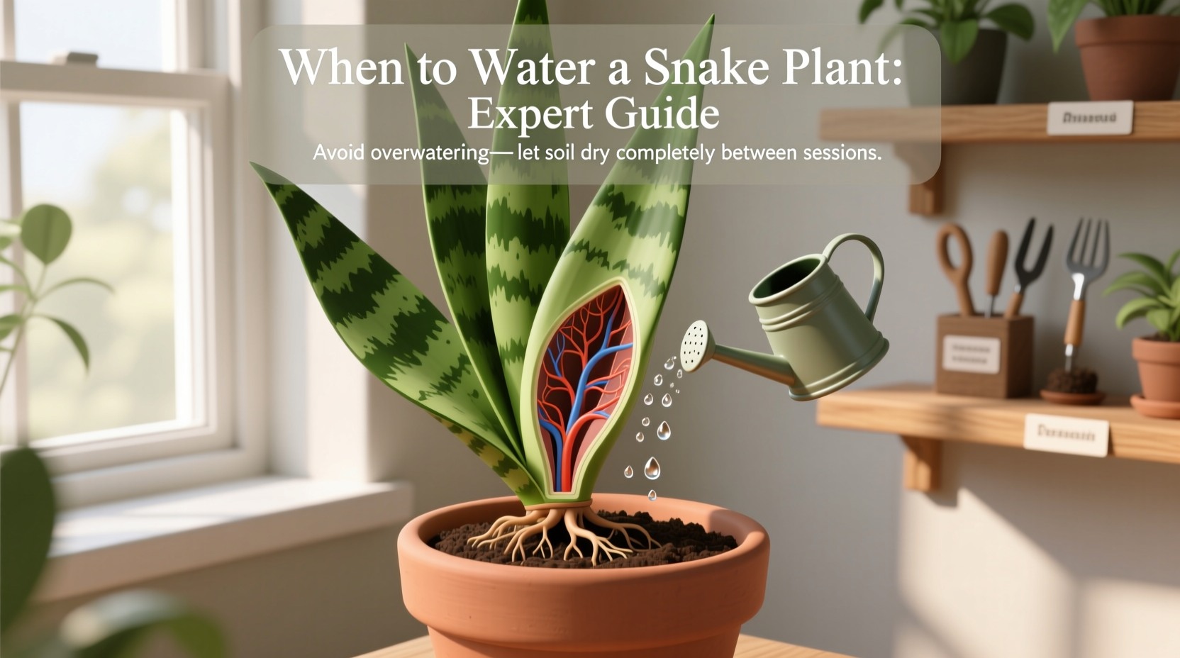 When to Water a Snake Plant: Expert Guide