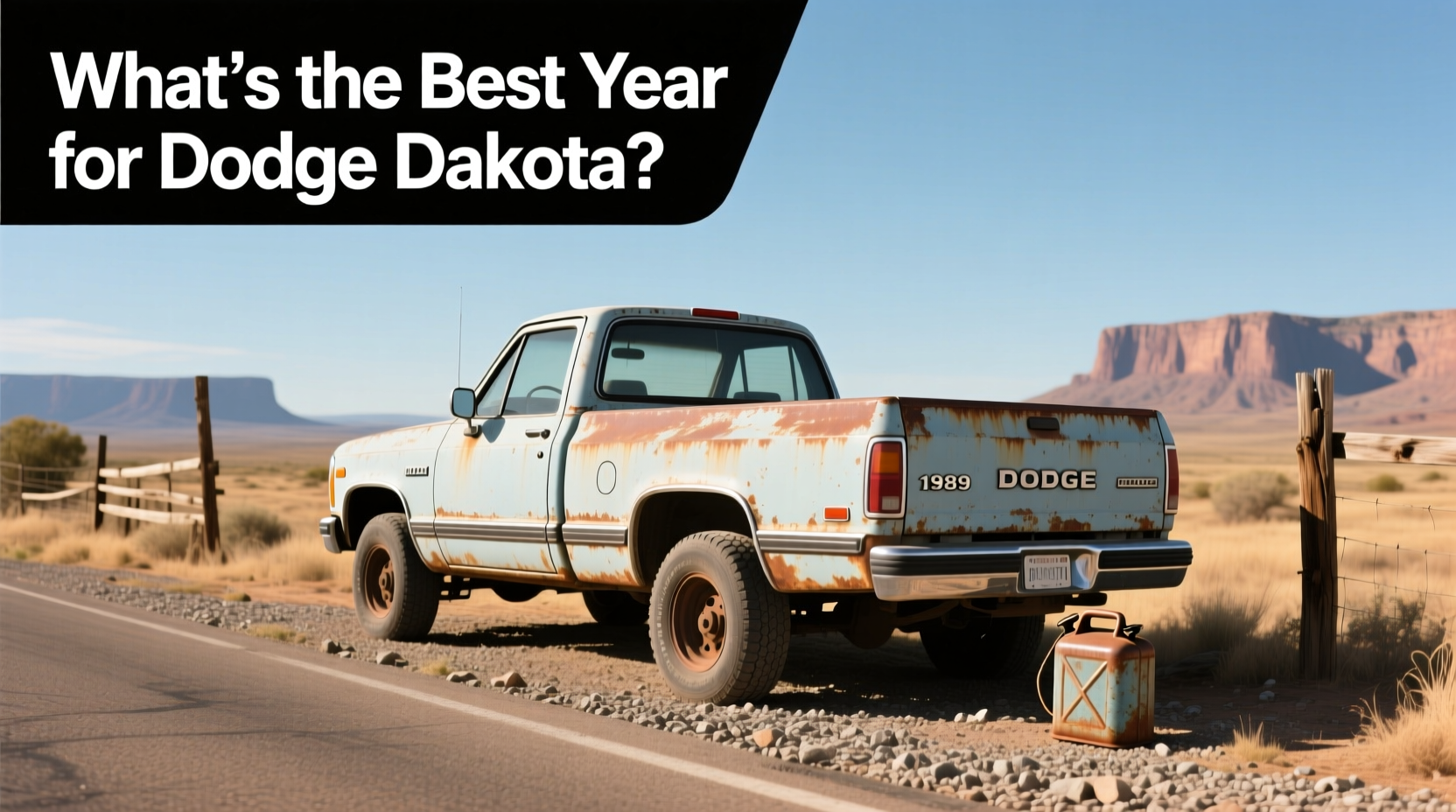 1989 dodge dakota vs. best model years who should buy which 