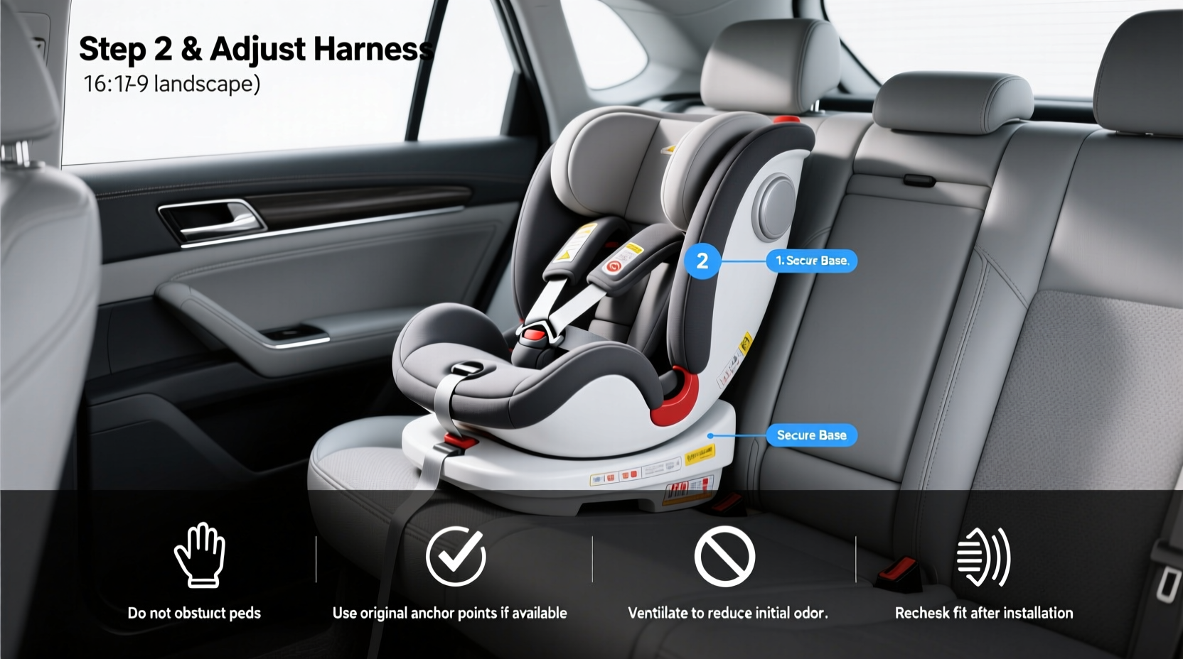 How to Choose Safest Position for a Child Car Safety Seat