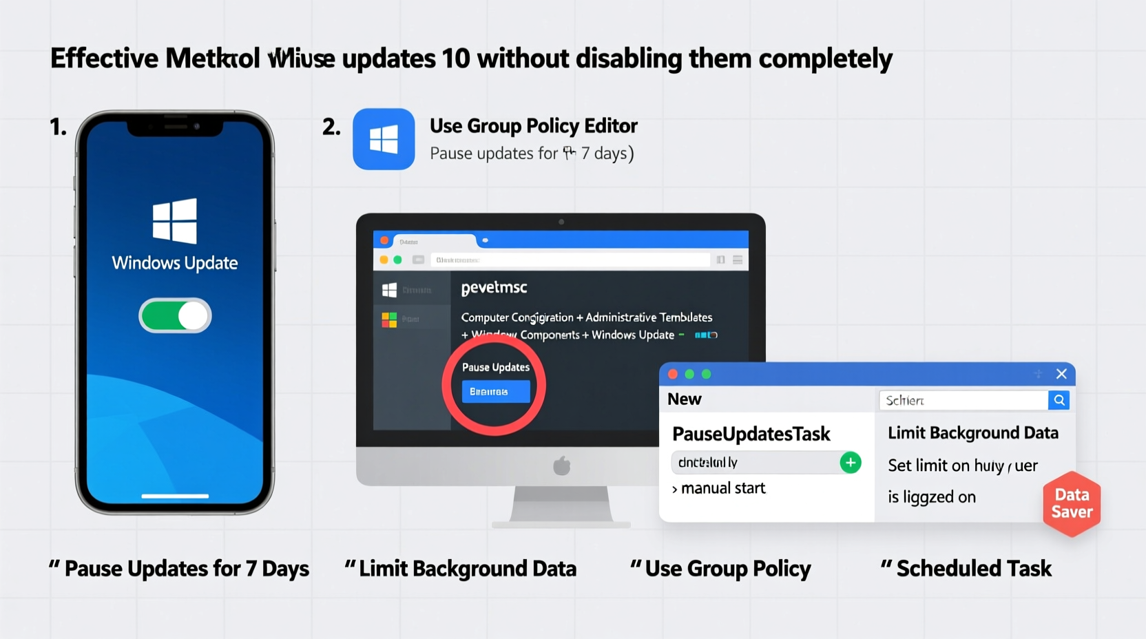 effective methods to control and pause windows 10 updates without disabling them completely