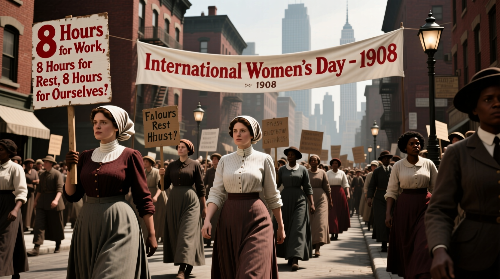 how did womens day in new york