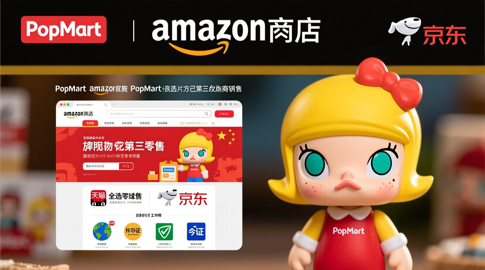 does popmart have an official amazon store