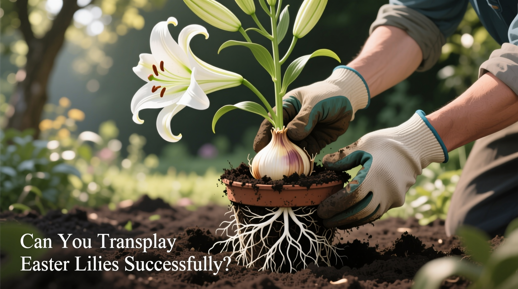 can you transplant easter lillies