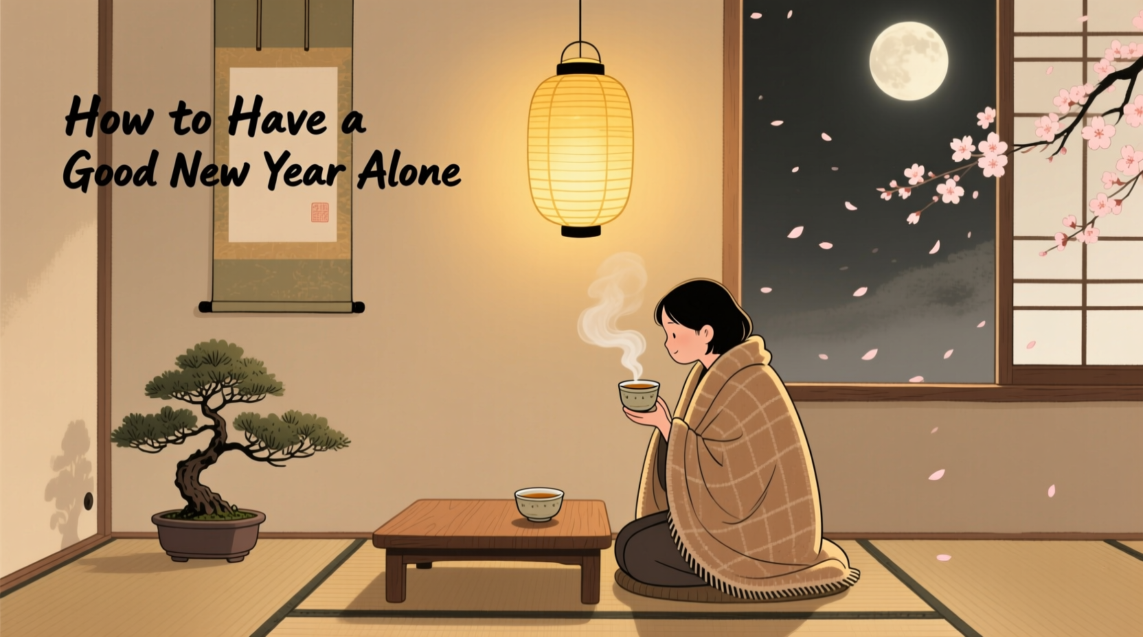 how to have a good new year alone
