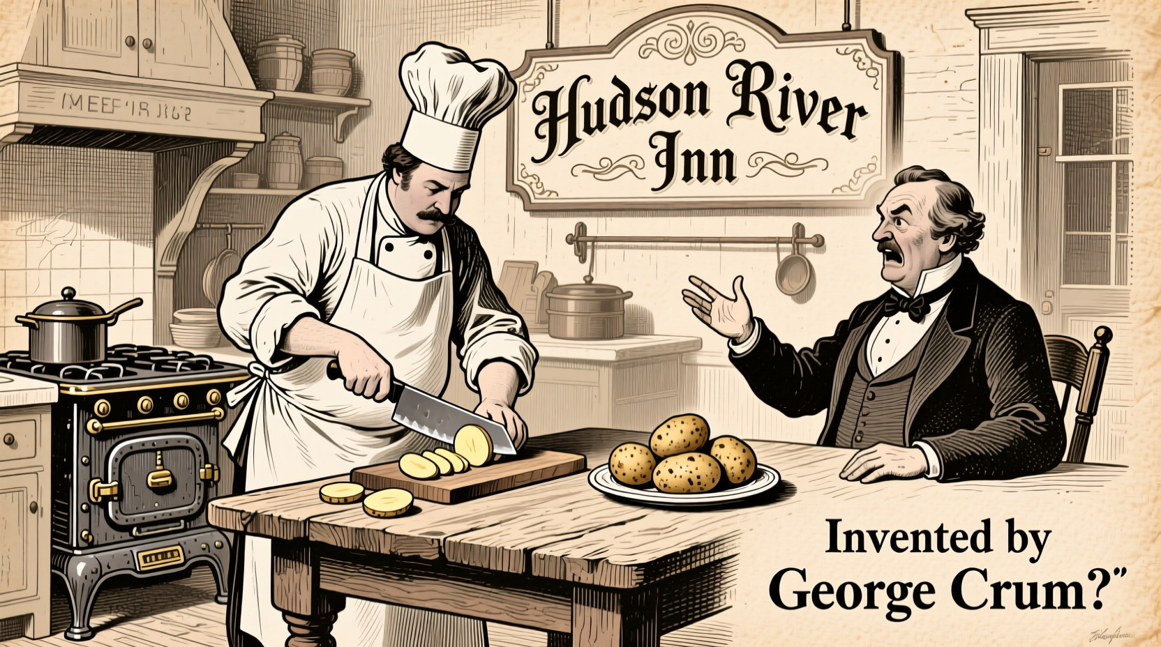 George Crum Invented Potato Chips First in 1853