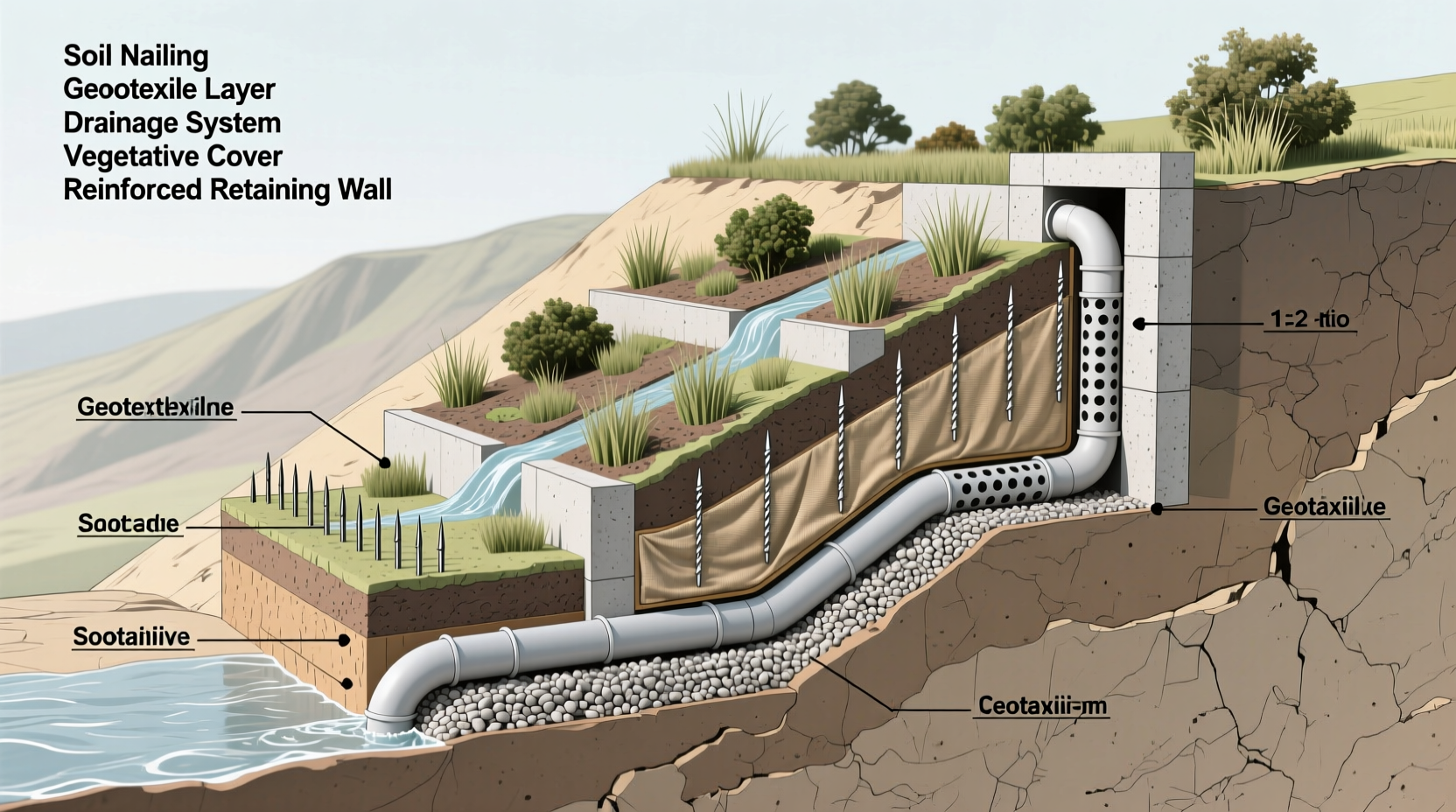 effective techniques for how to consolidate a slope and ensure long term stability