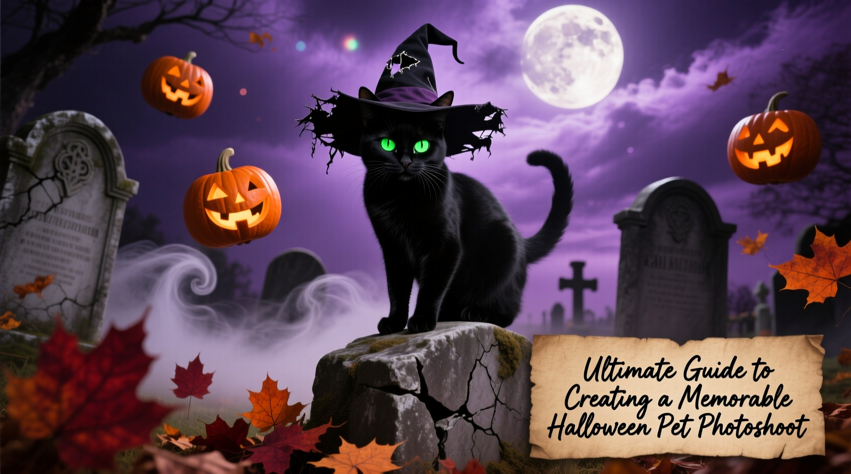 ultimate guide to creating a memorable halloween pet photoshoot that captures spooky charm