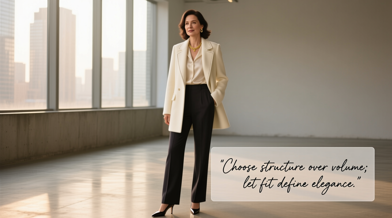 styling tips and expert advice on how to choose an elegant womens jacket