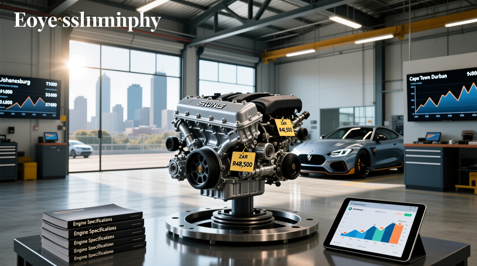 What are engine prices in South Africa for used and reconditioned units?