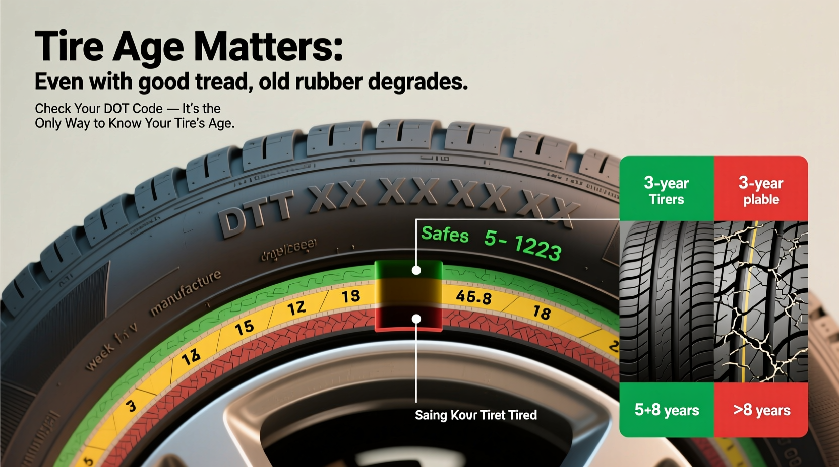 how to accurately determine your tires age and why it matters for safety