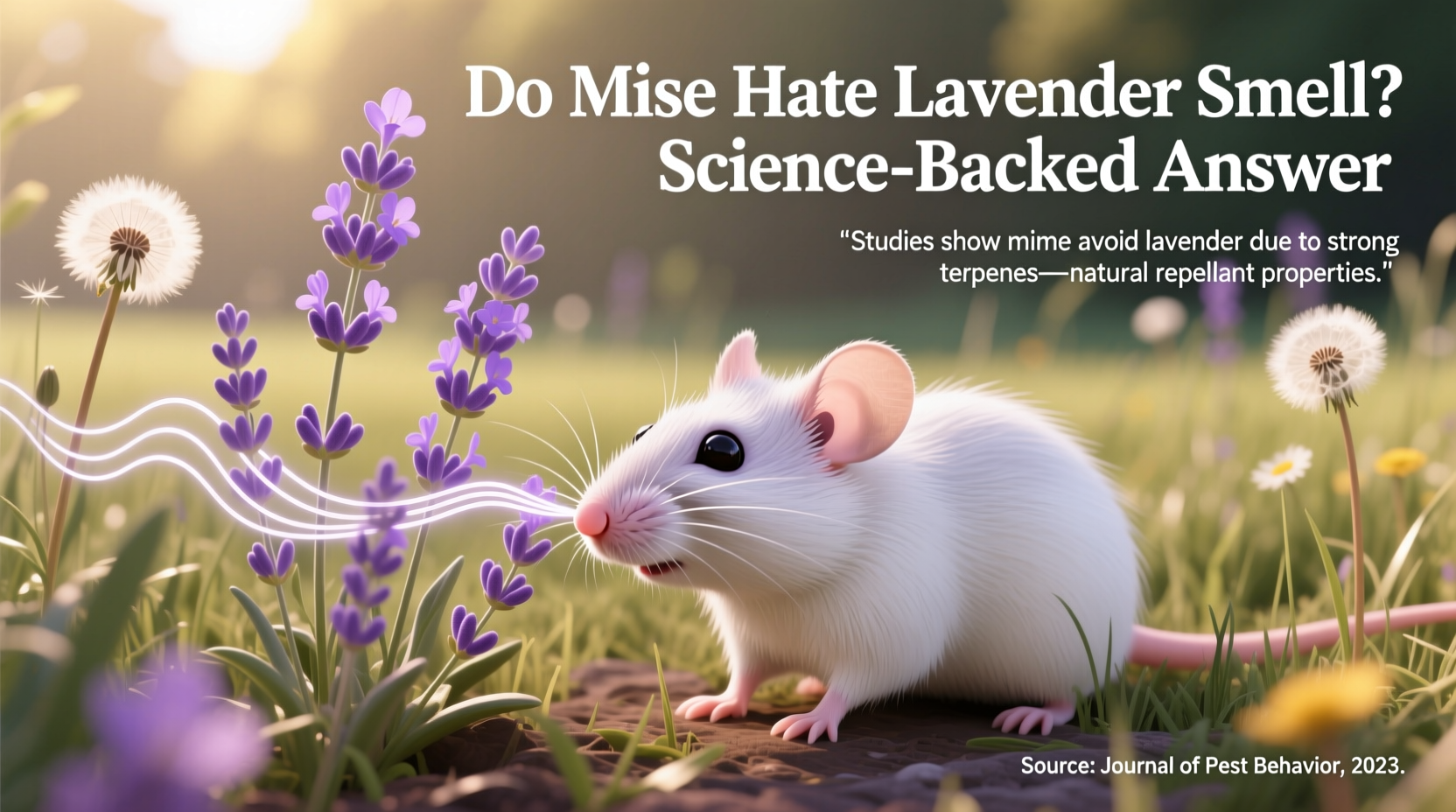 do mice hate the smell of lavender