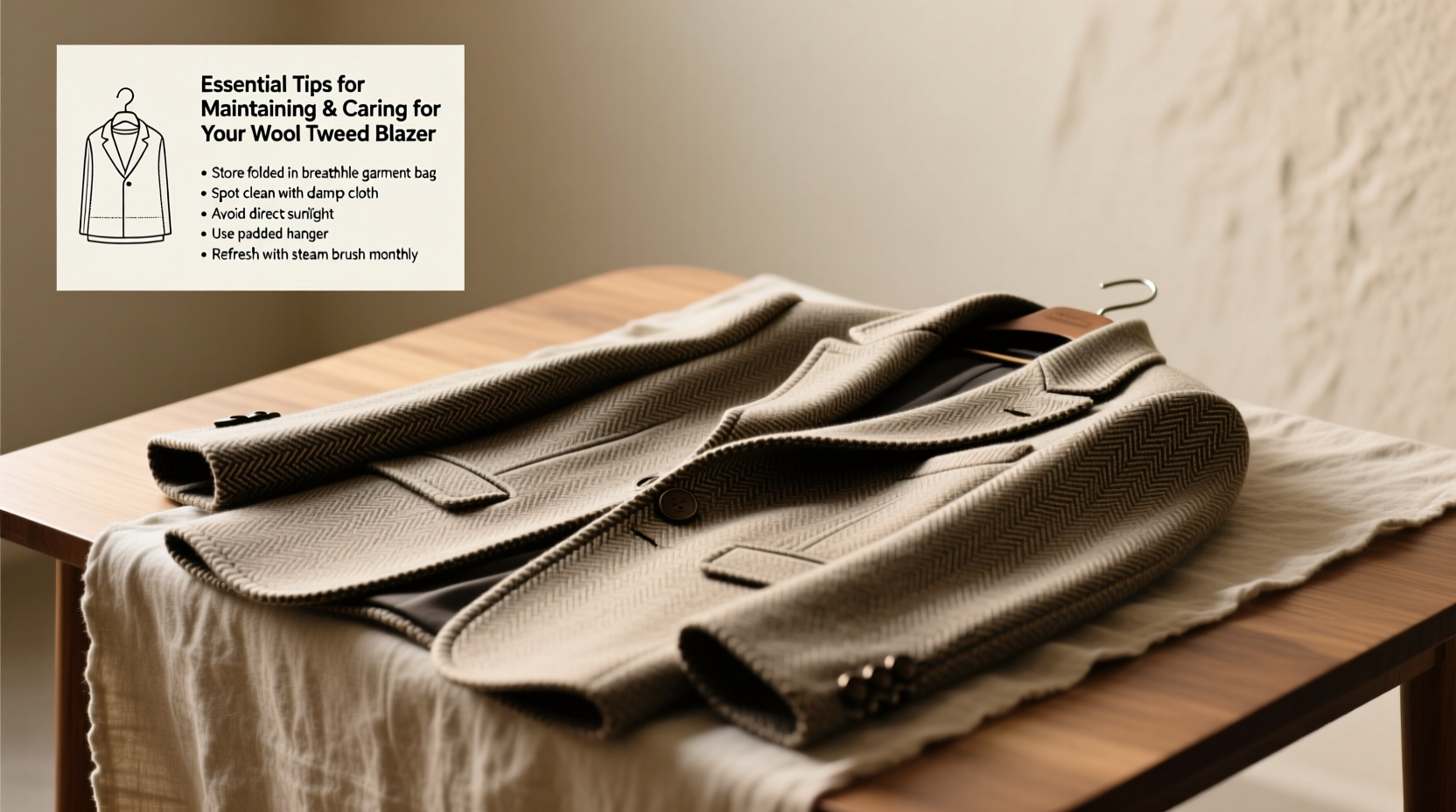 essential tips for maintaining and caring for your wool tweed blazer